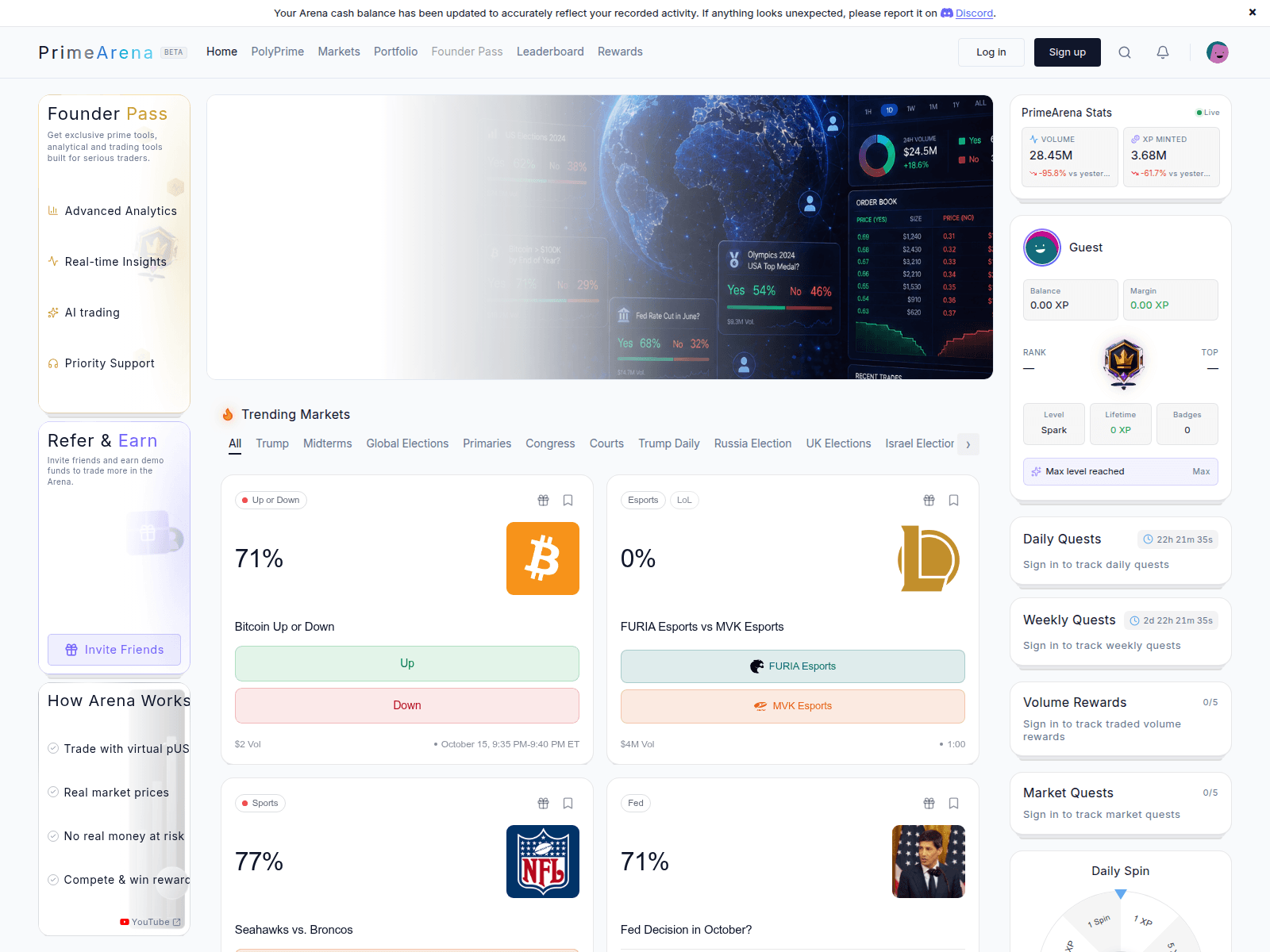 Screenshot of polyprime.net