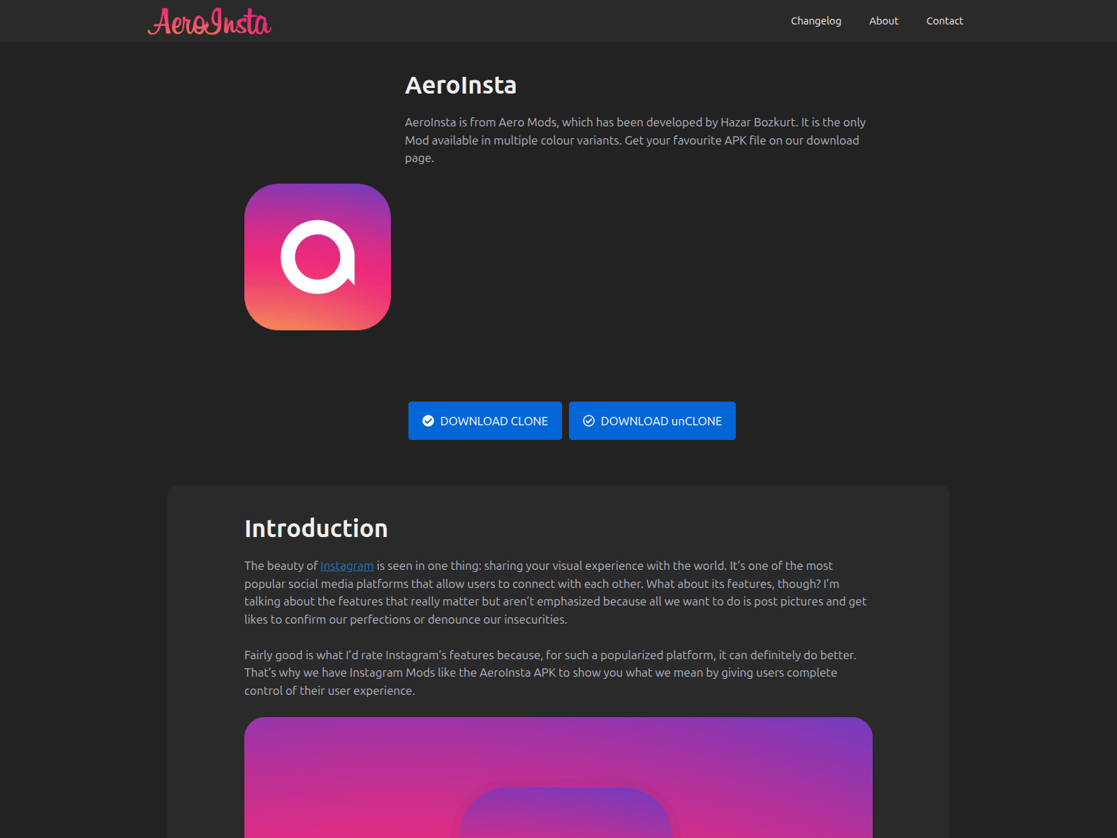 Tangkapan layar aeroinsta.app