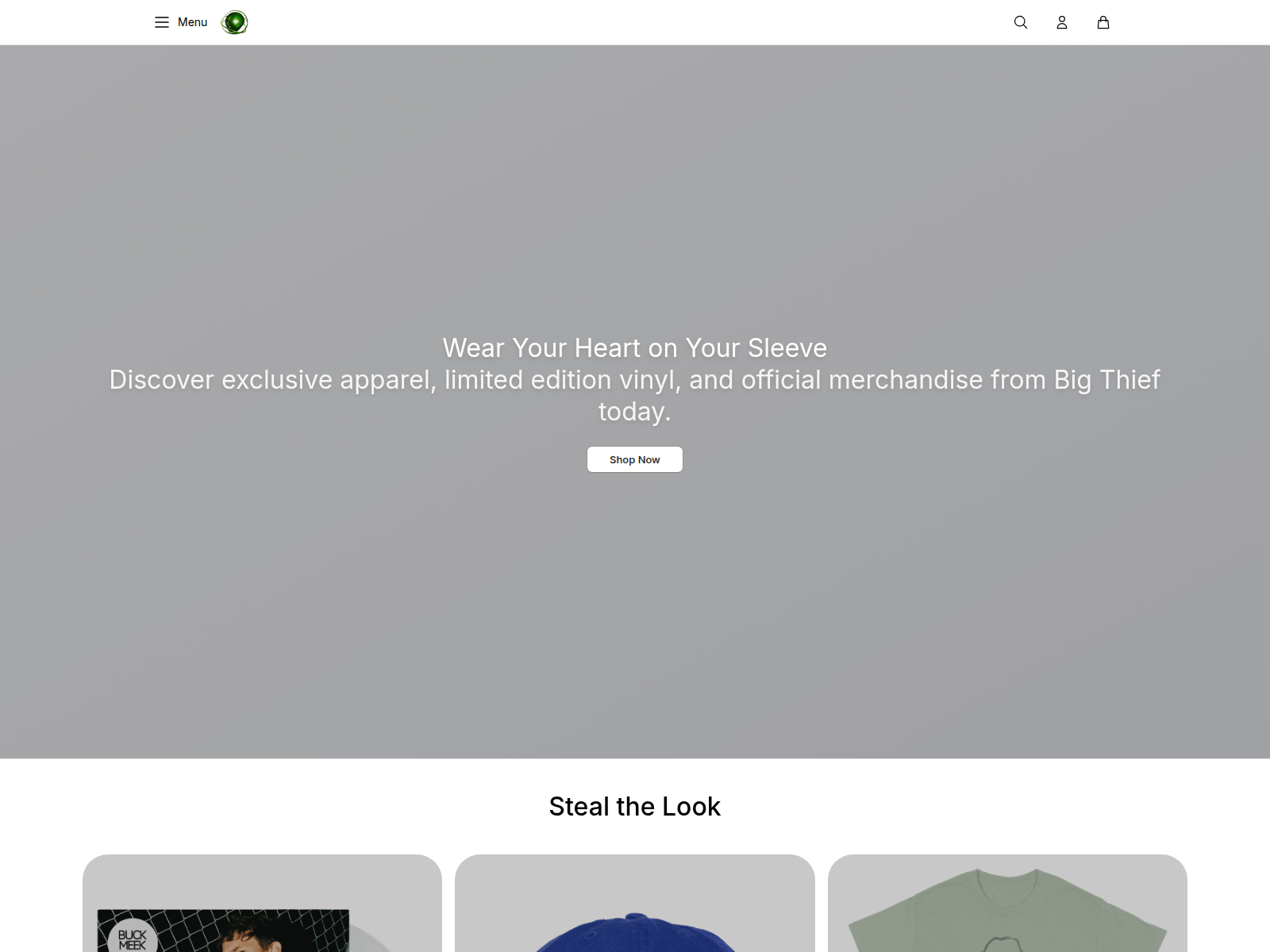 Screenshot of bigthiefshop.shop