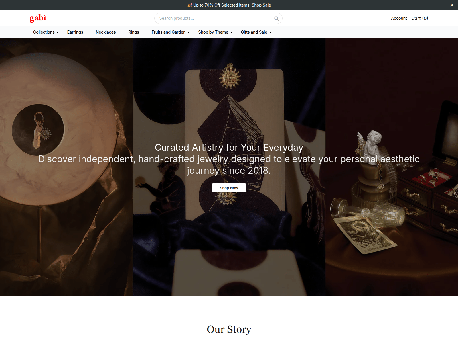 Screenshot of bijougabi.shop