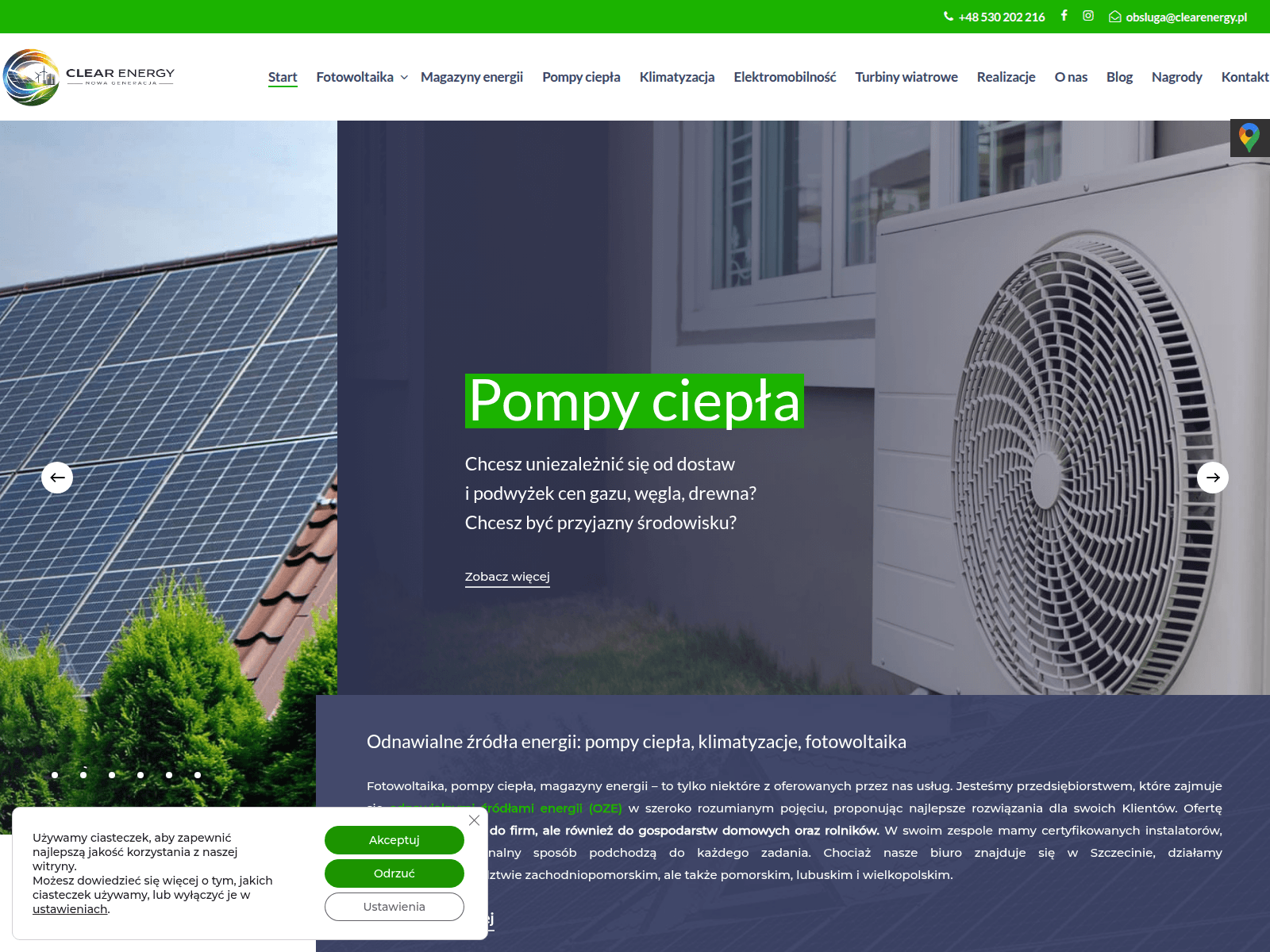 Screenshot of clearenergy.pl