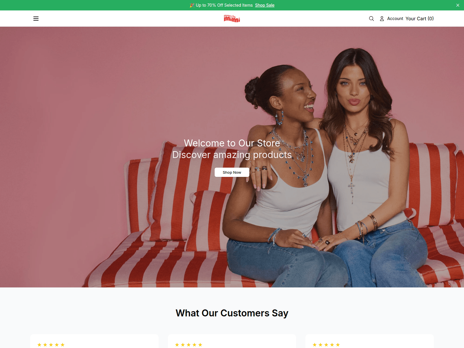 Screenshot of bijouxdemimi.shop