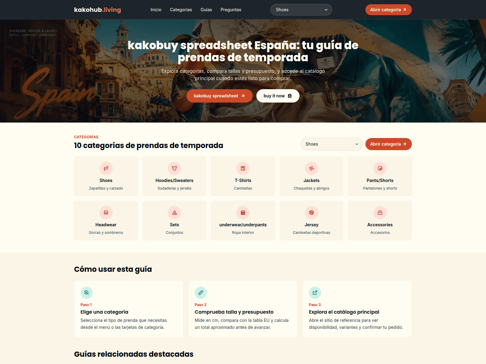 Screenshot of kakohub.living