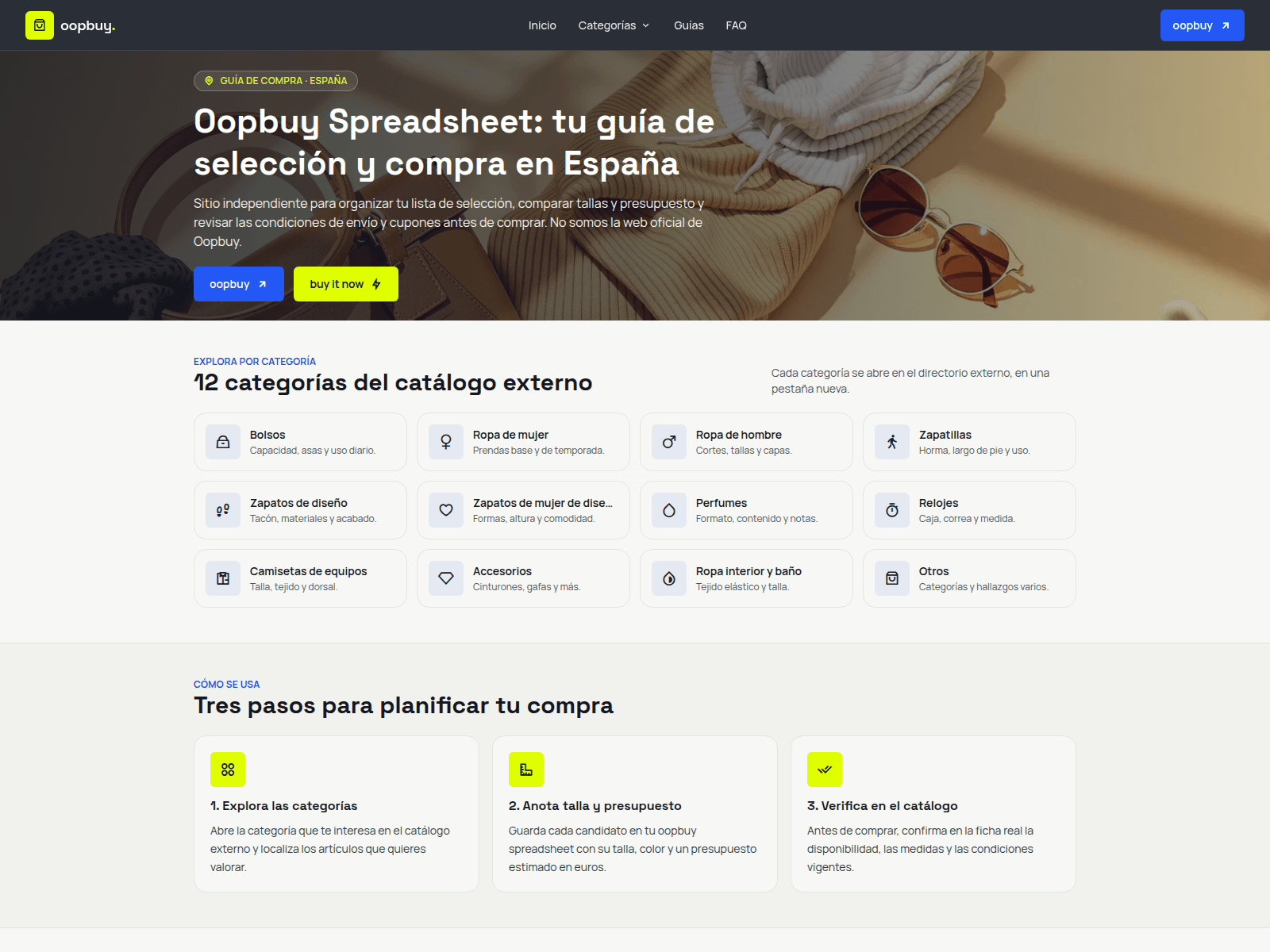 のスクリーンショット oopbuy-spreadsheets.homes