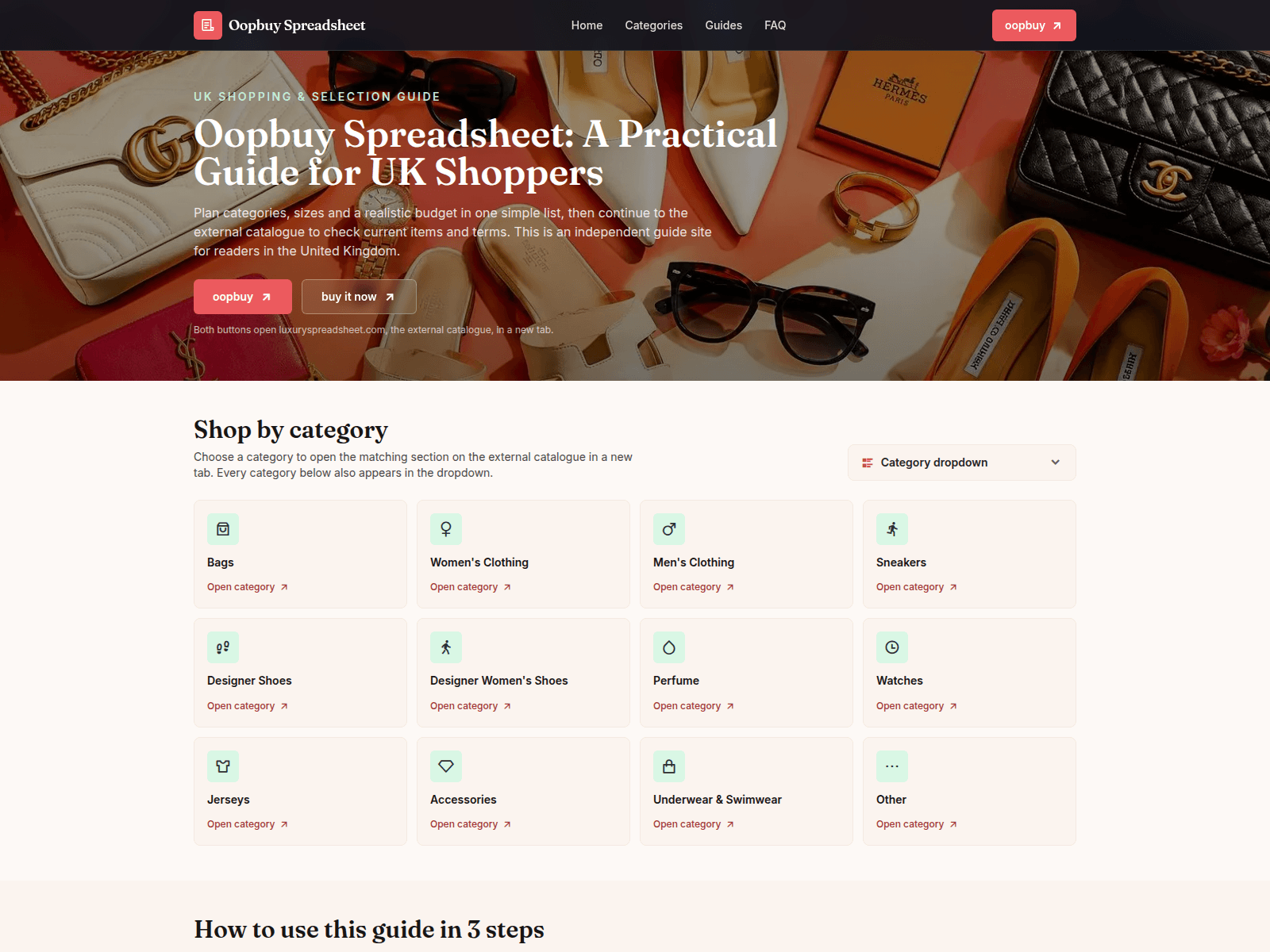 Screenshot of oopbuy-spreadsheets.cyou