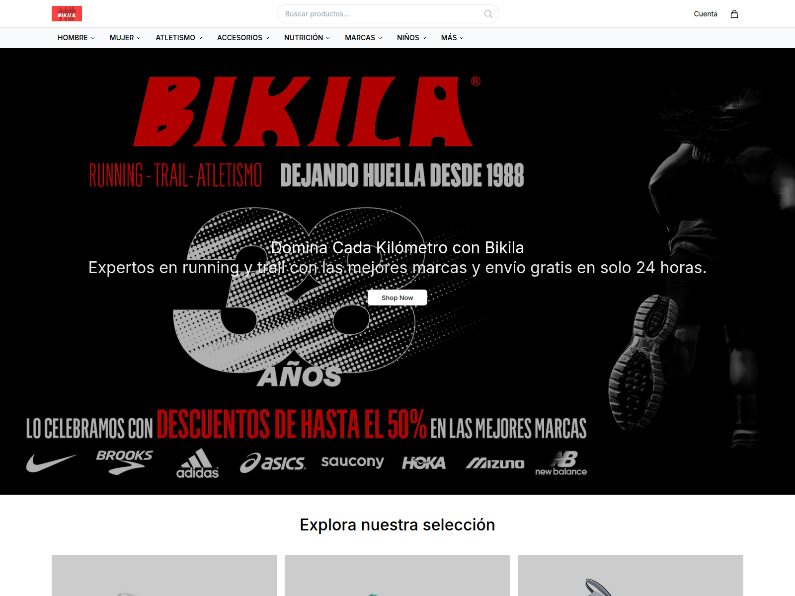 Screenshot of bikilastore.shop
