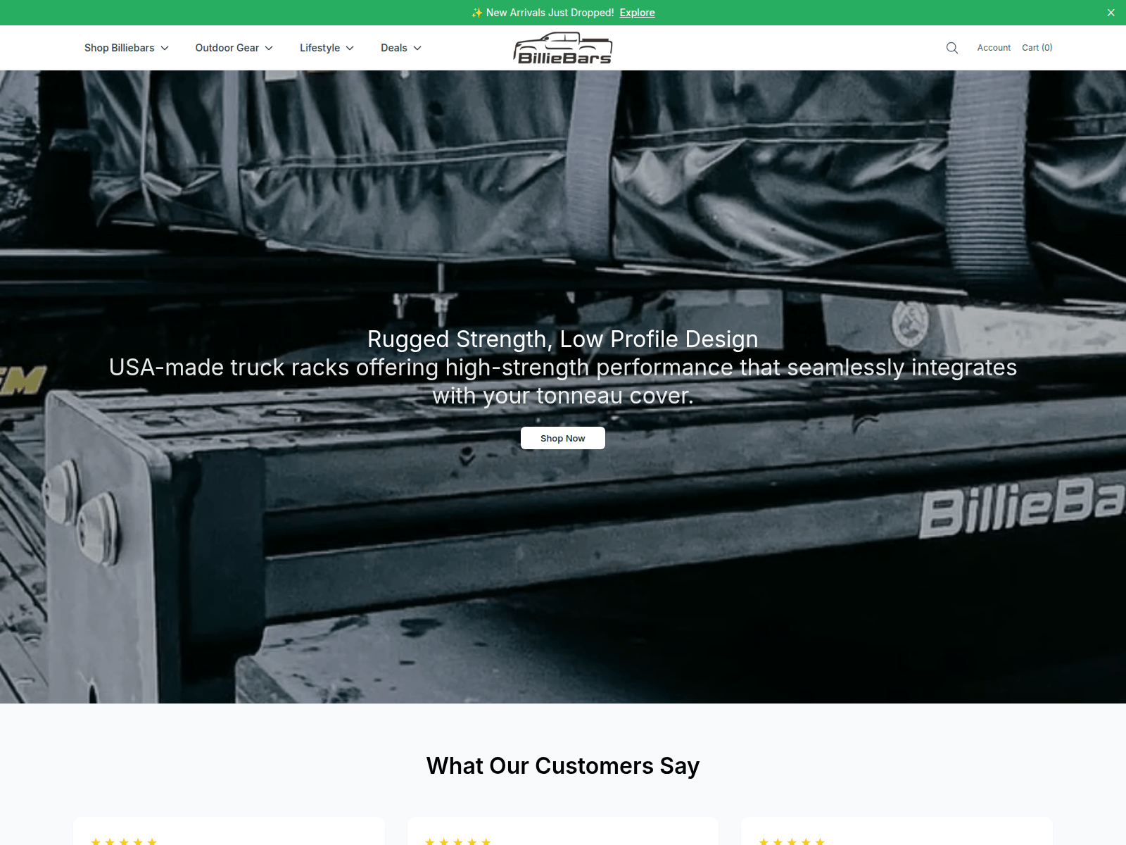 Screenshot of billiebarsaccessories.shop