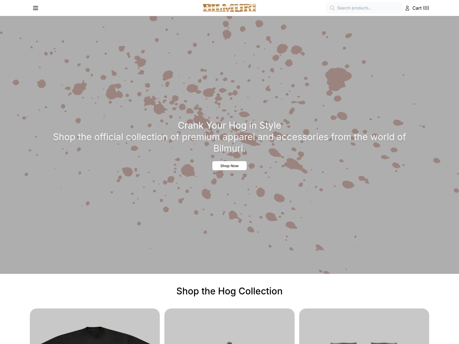 Screenshot of bilmuriwear.shop
