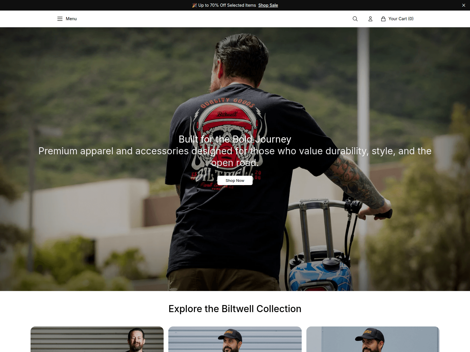 Screenshot of biltlane.shop