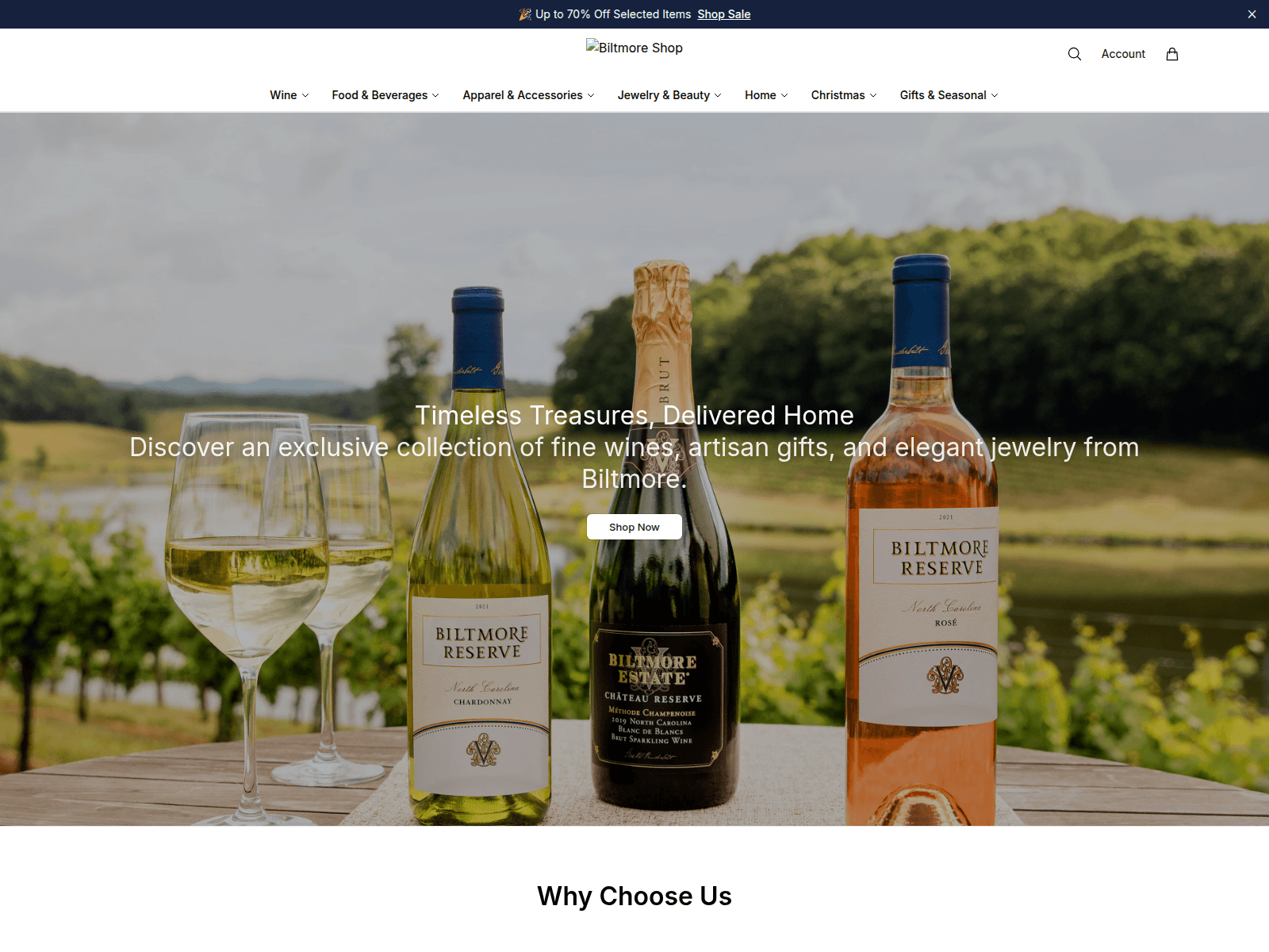 Screenshot of biltmorestyle.shop