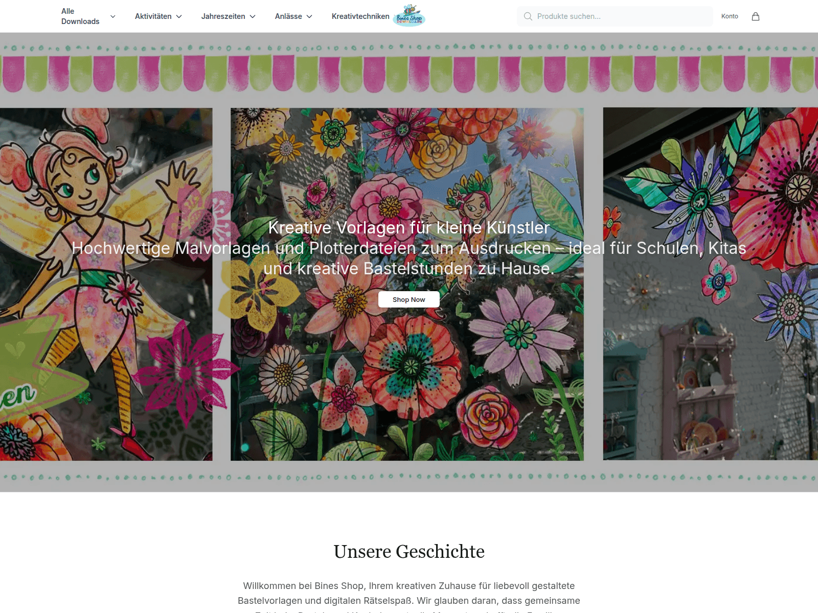 Screenshot of bines.shop