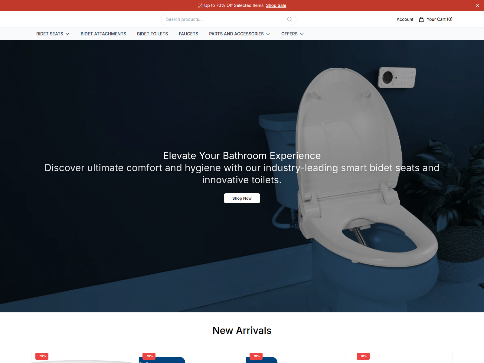 Screenshot of biobidet.shop