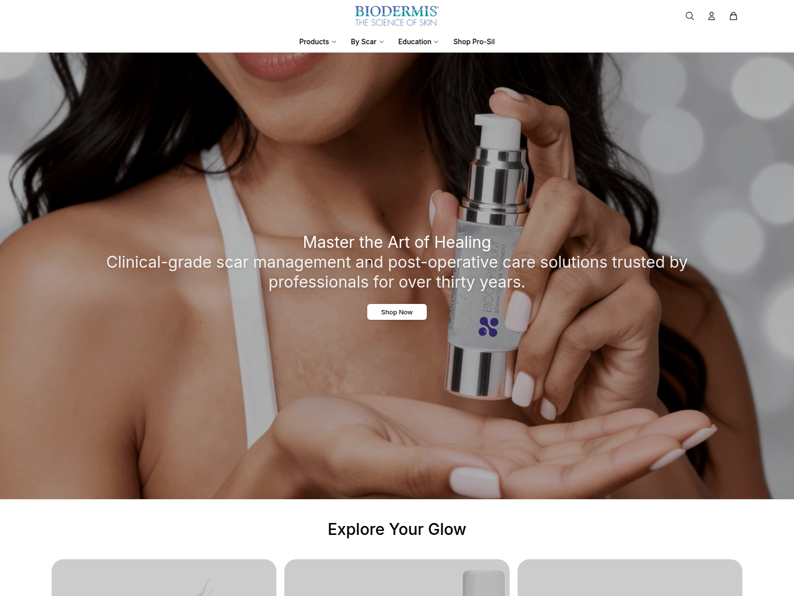 Screenshot of biodermisshop.shop
