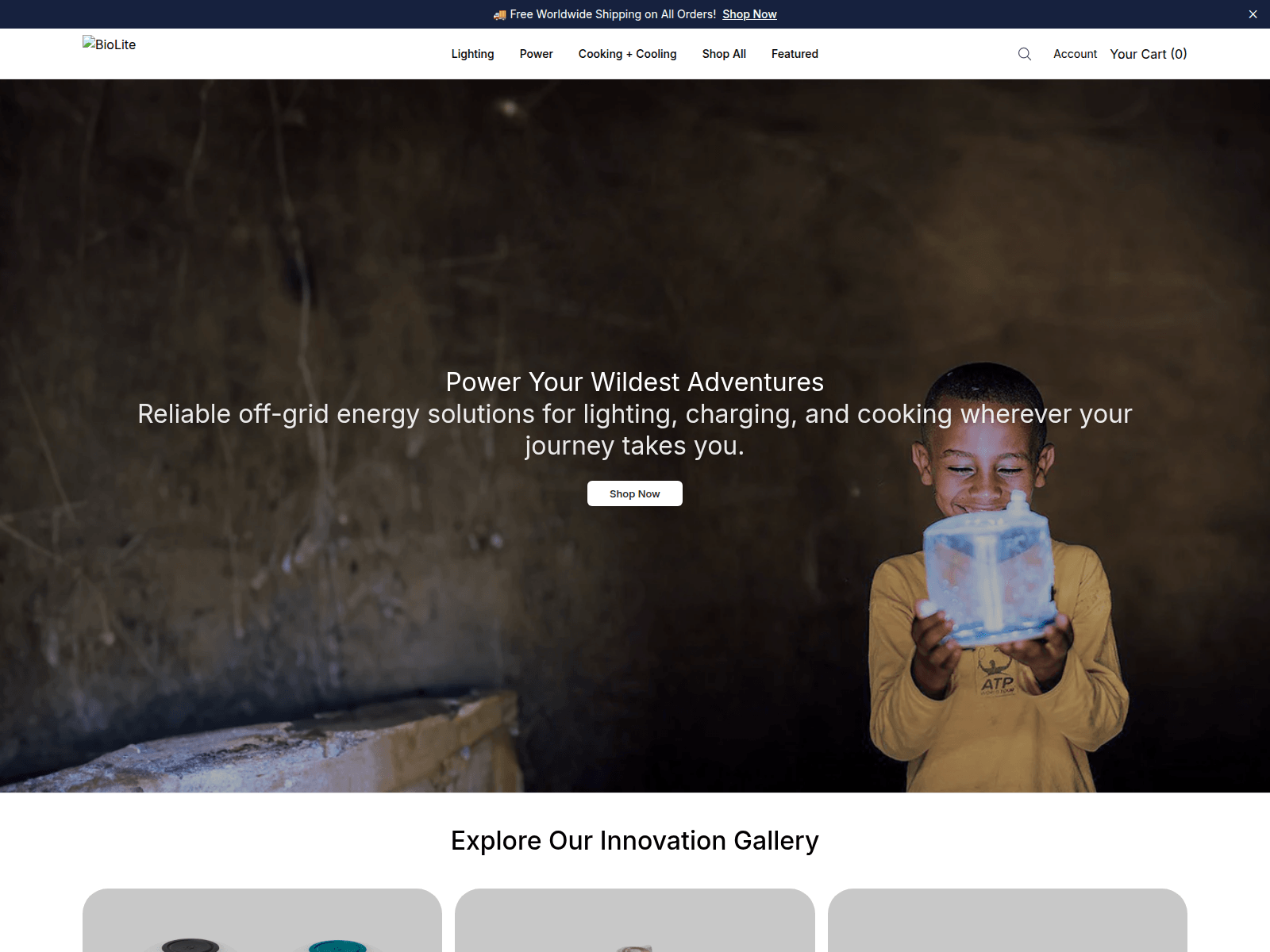 Screenshot of biolitestore.shop