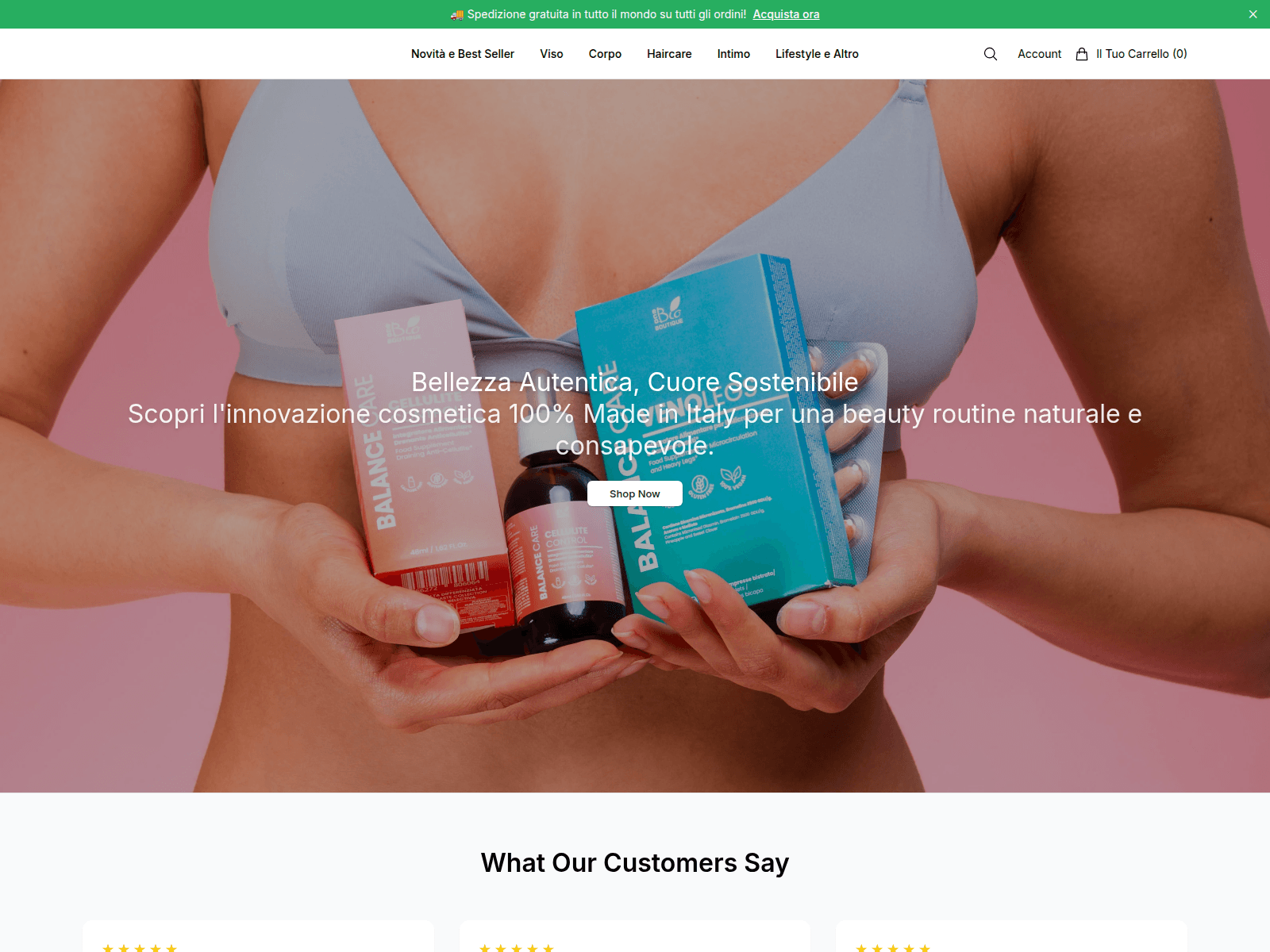 Screenshot of biolumina.shop