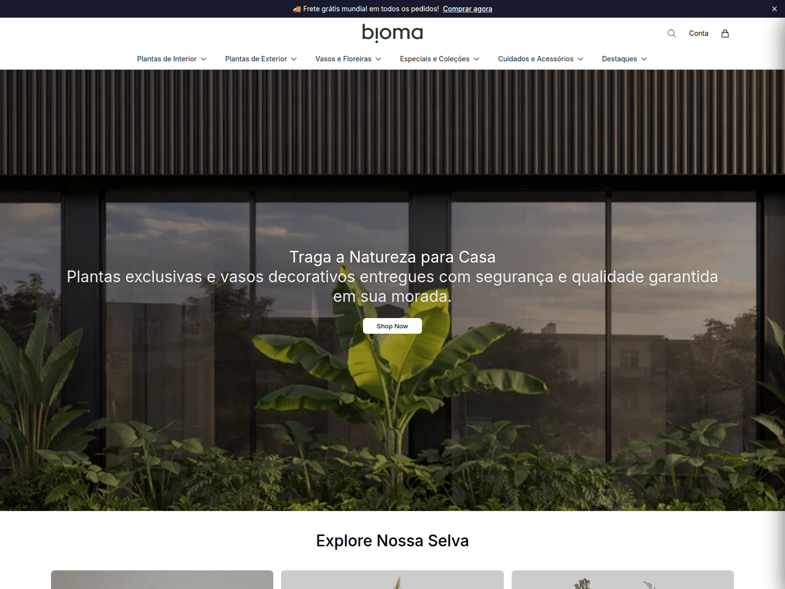 Screenshot of biomaplantsshop.shop