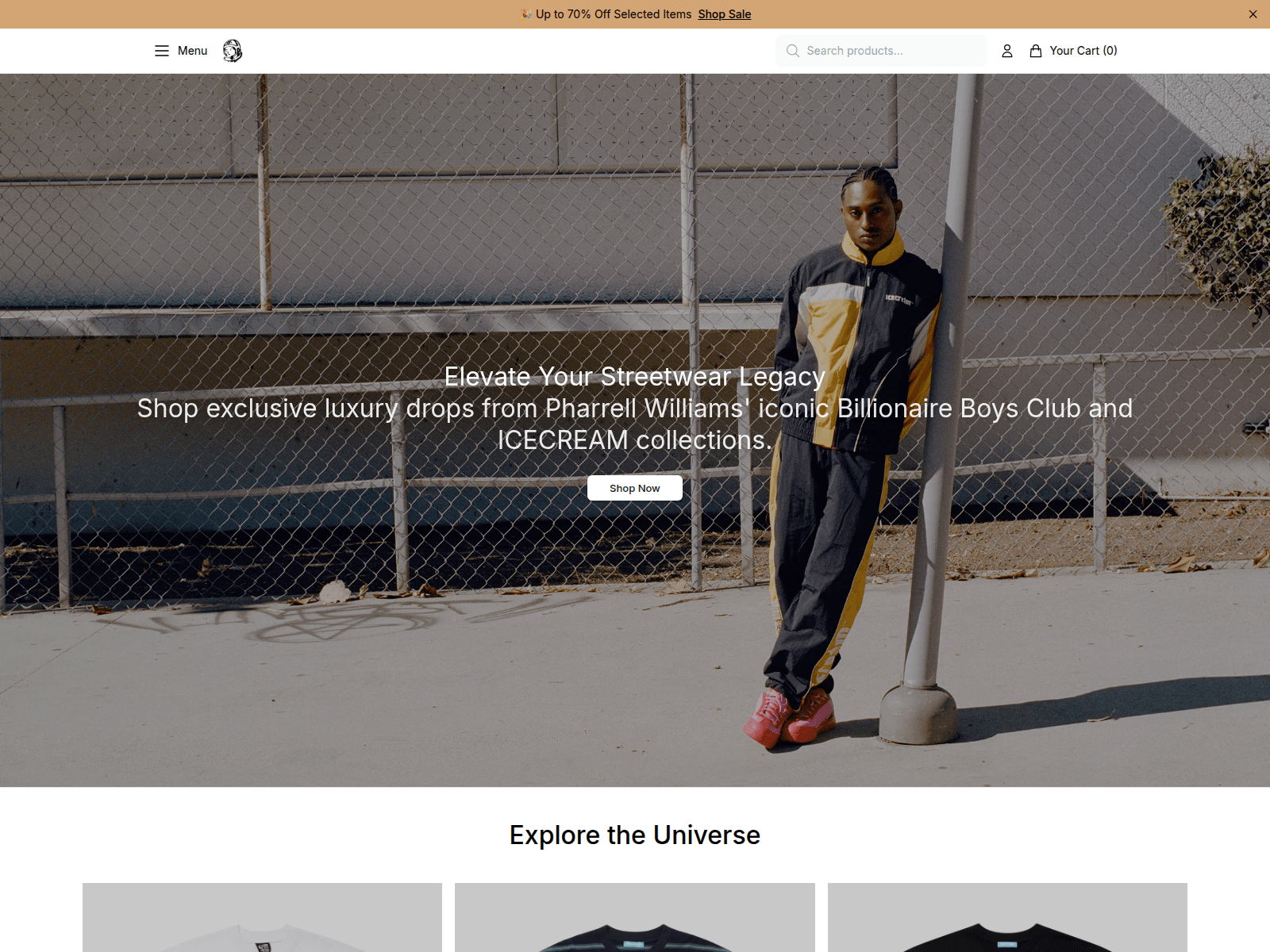 Screenshot of billionaireboysclubicecreamhq.shop