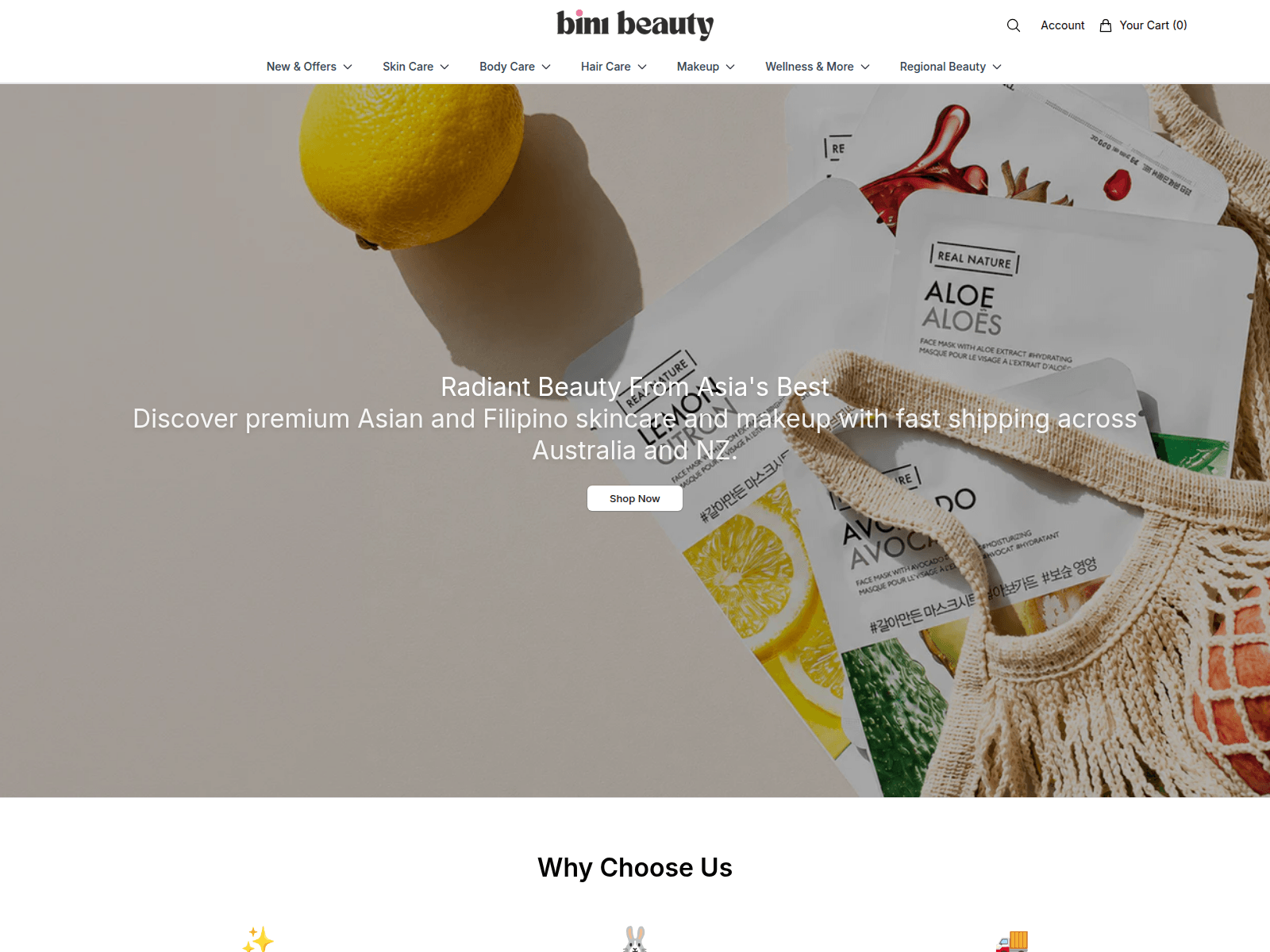 Screenshot of binistyle.shop
