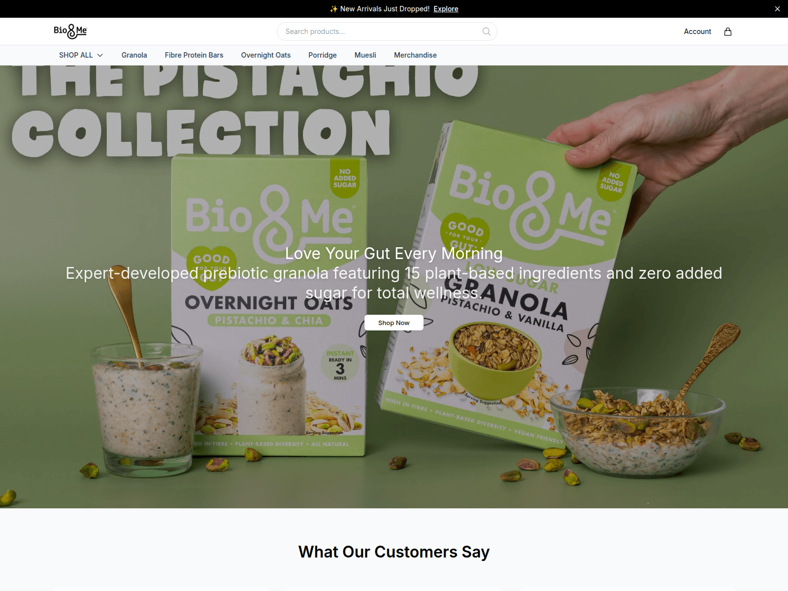 Screenshot of bioandmehq.shop