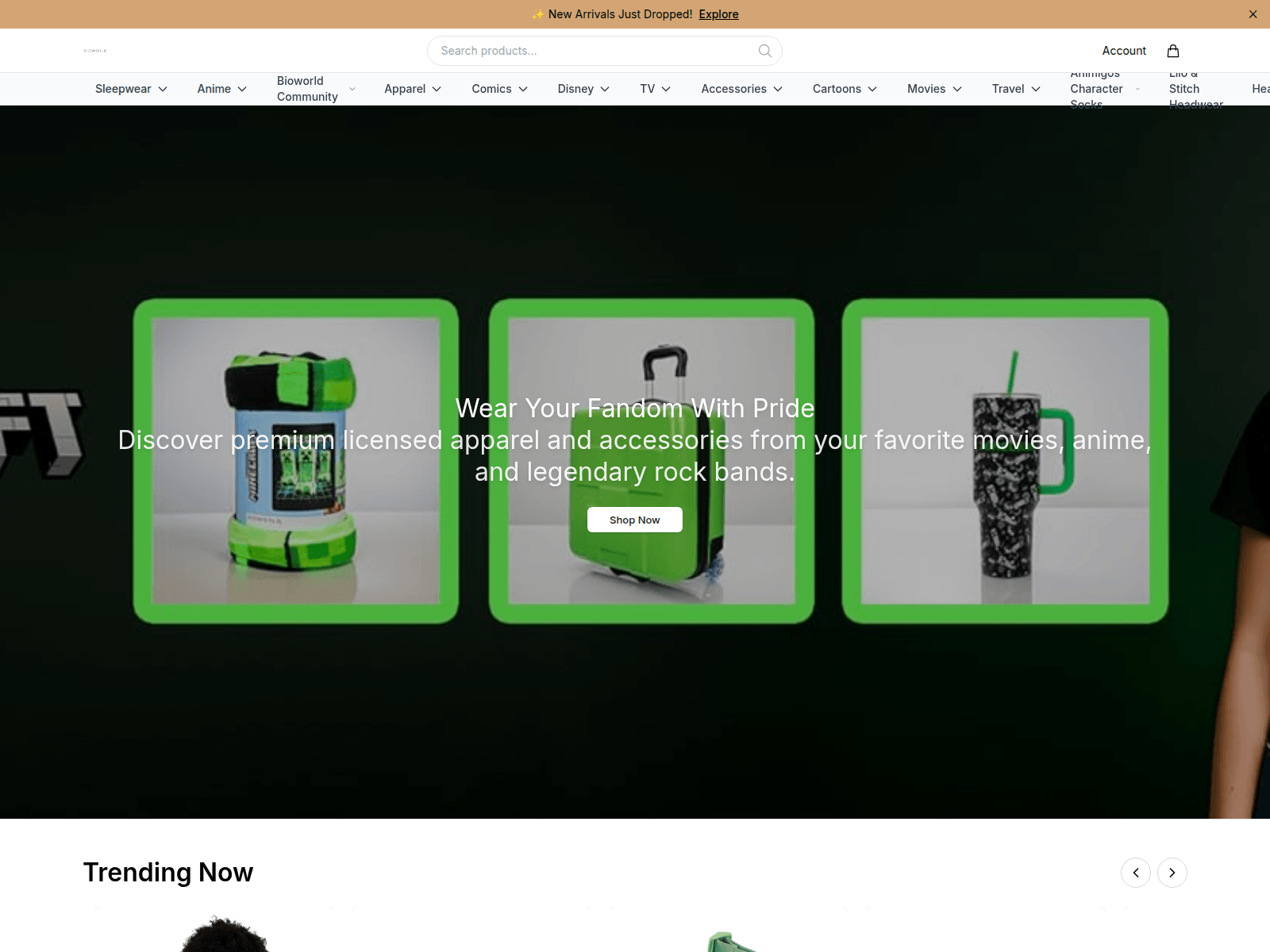 Screenshot of bioworldfashion.shop