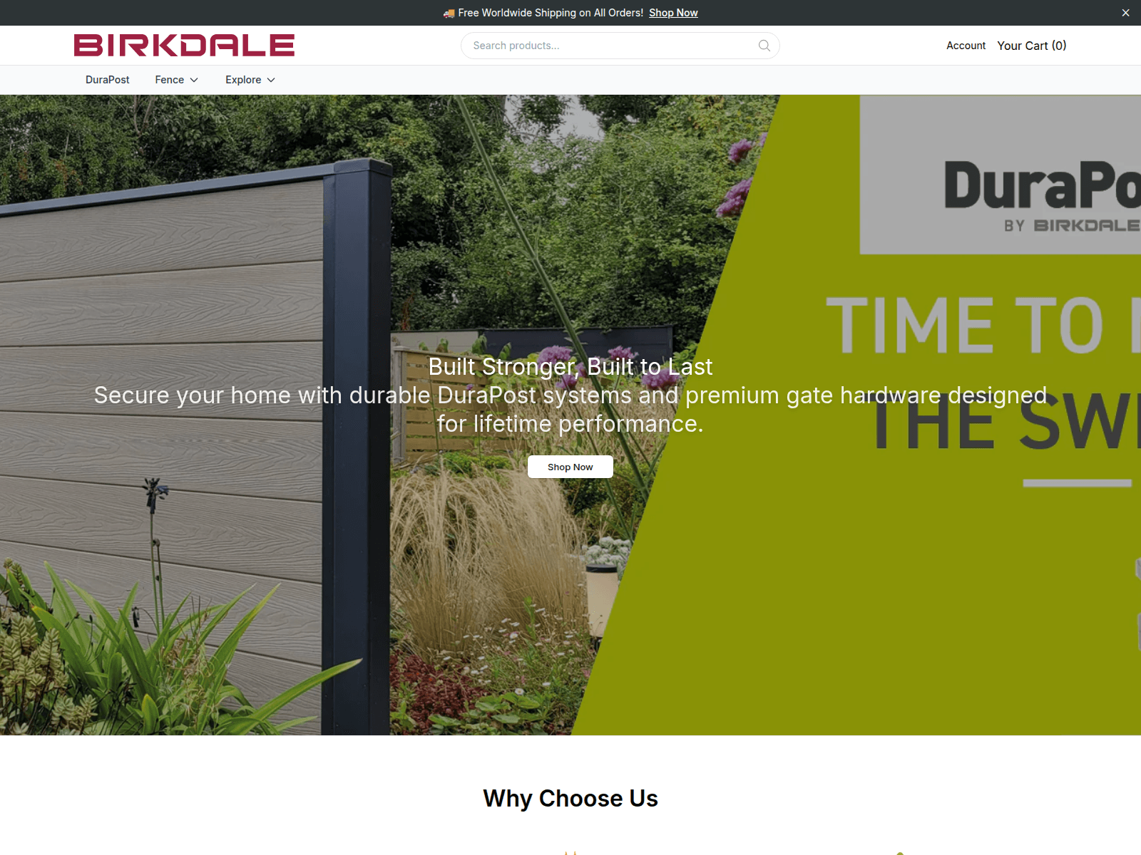 Screenshot of birkdalehq.shop