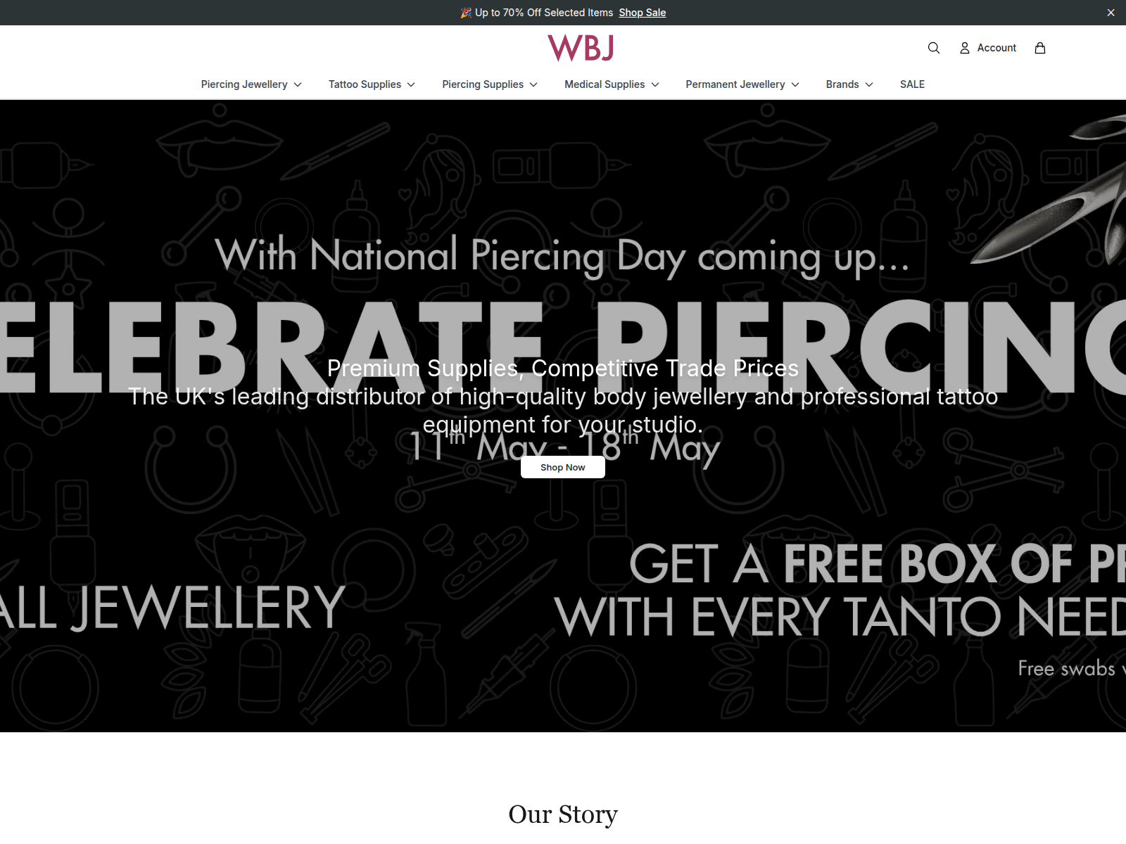 Screenshot of bjewelled.shop