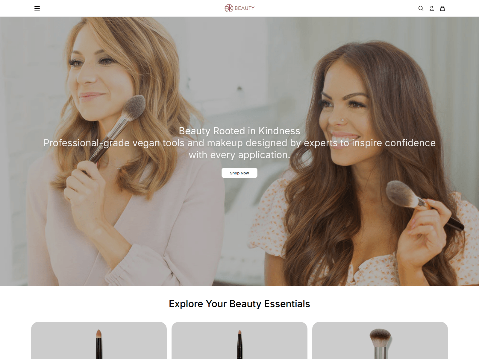 Screenshot of bkbeautyco.shop