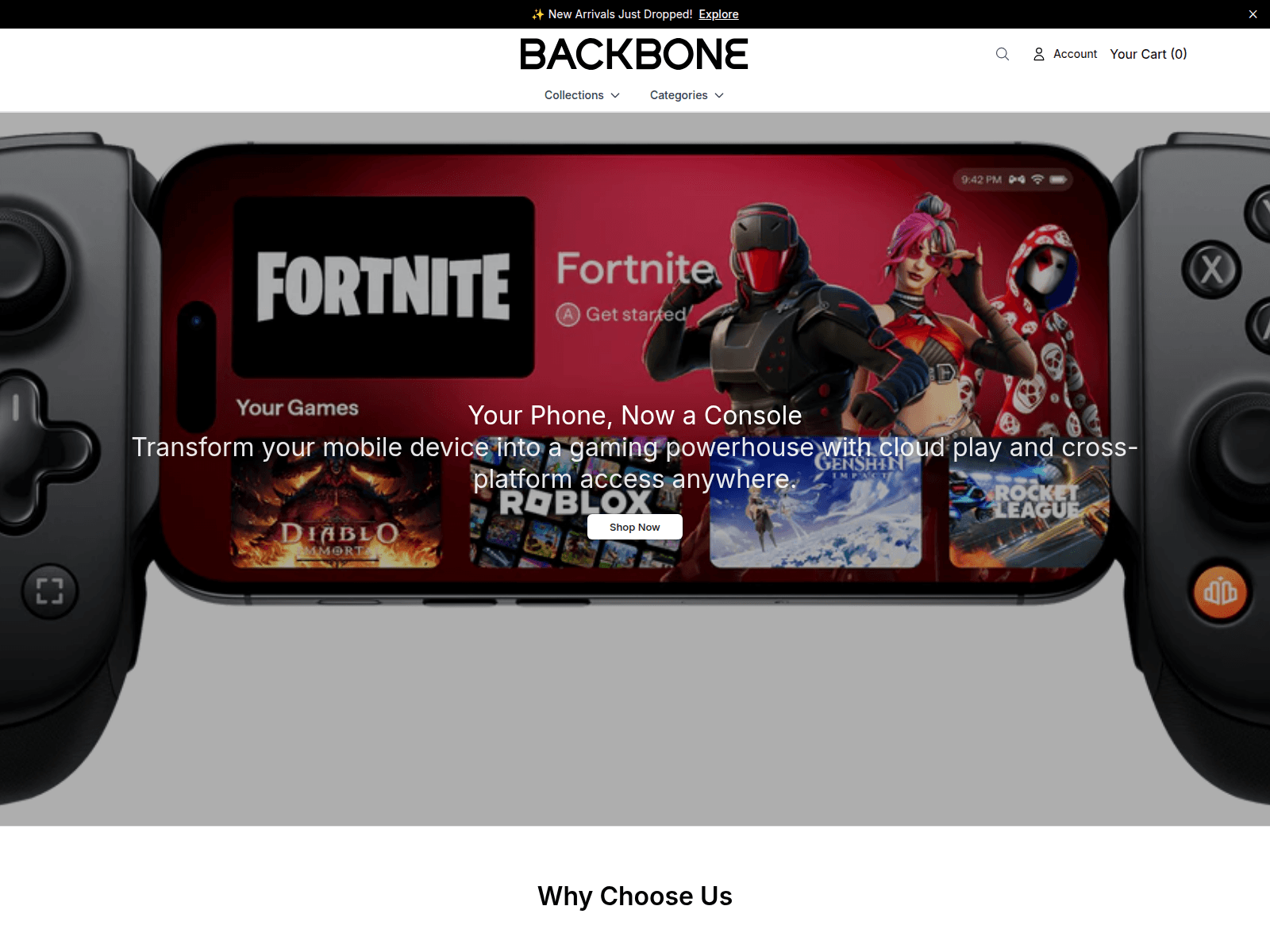 Screenshot of bkline.shop