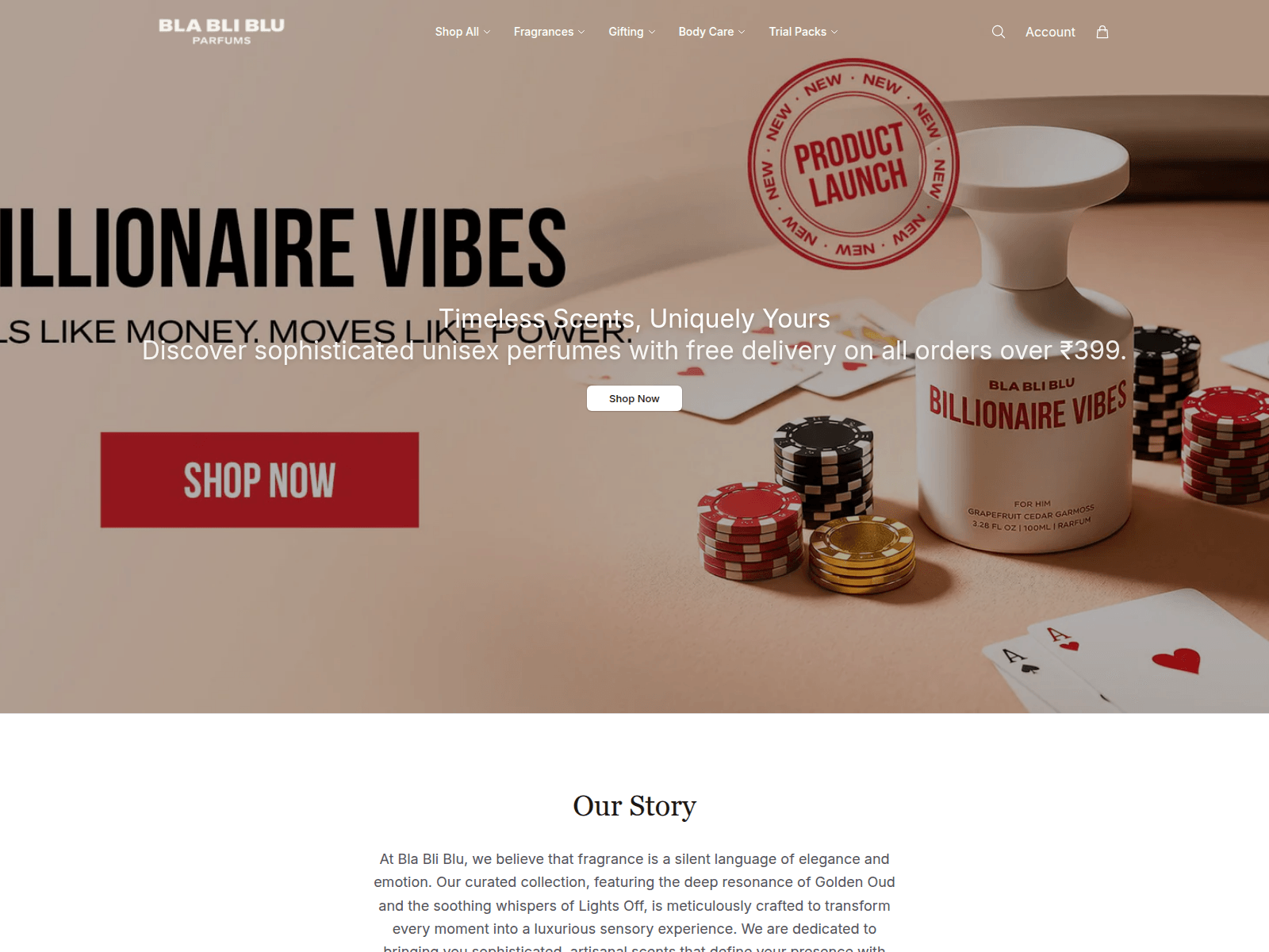 Screenshot of blabliblushop.shop