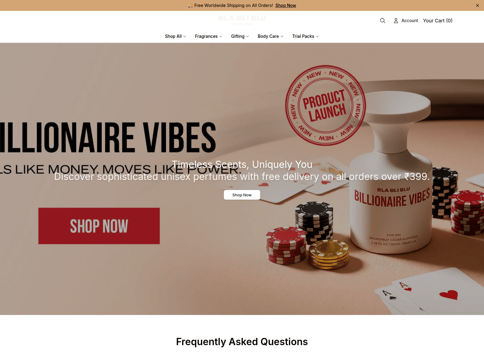 Screenshot of blabliblustore.shop