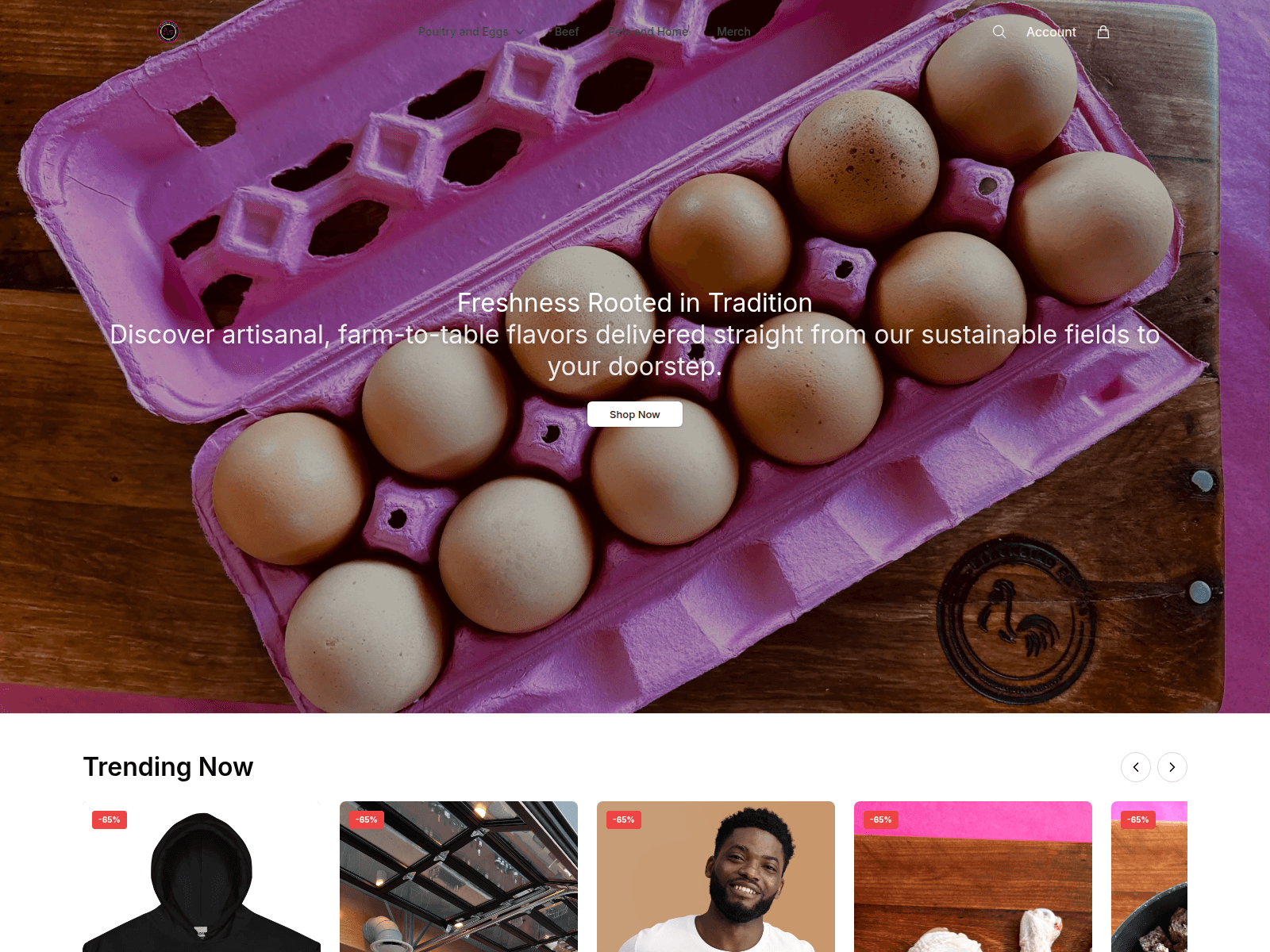 Screenshot of blackbirdcoopmarket.shop