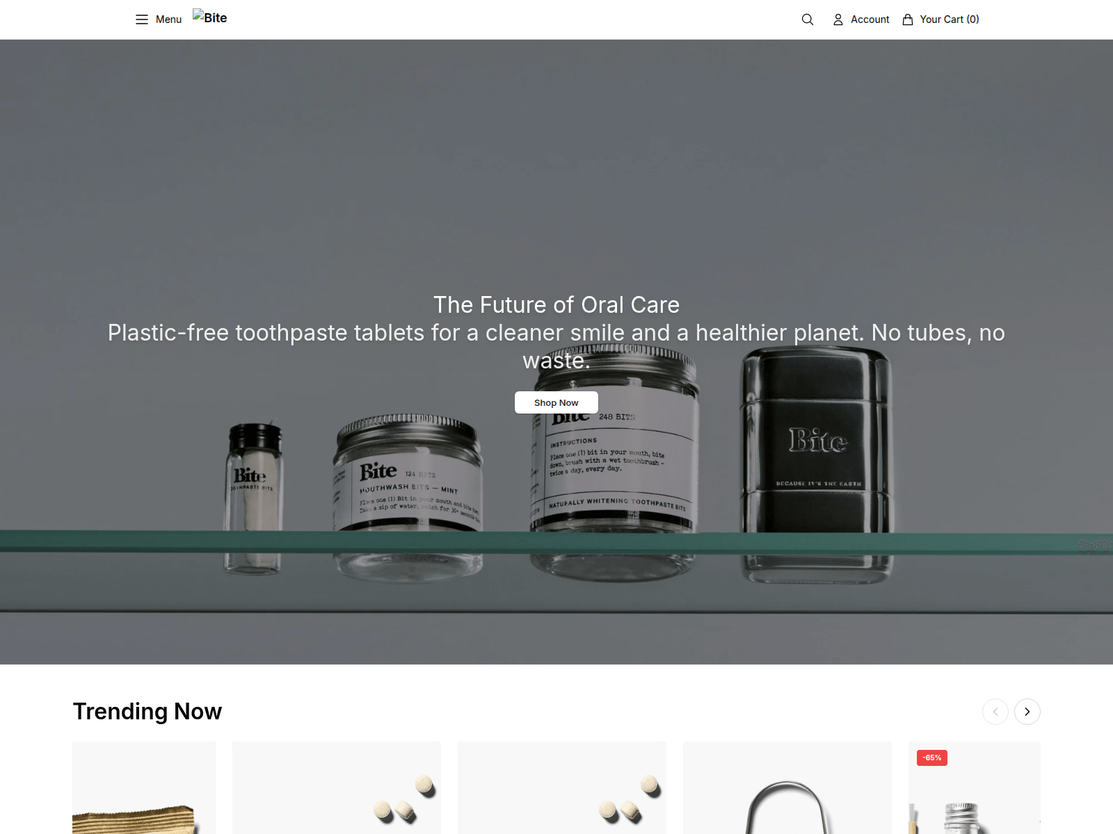 Screenshot of biteshop.shop