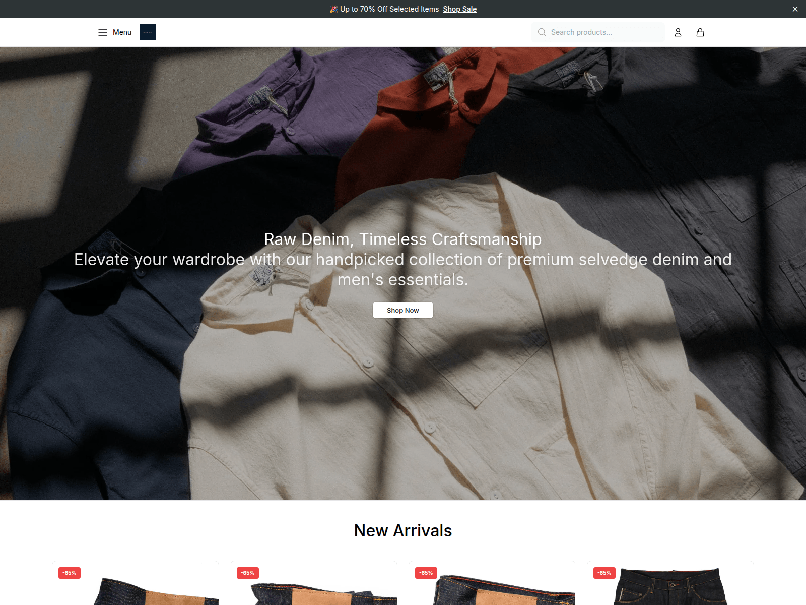 Screenshot of blackblueofficial.shop