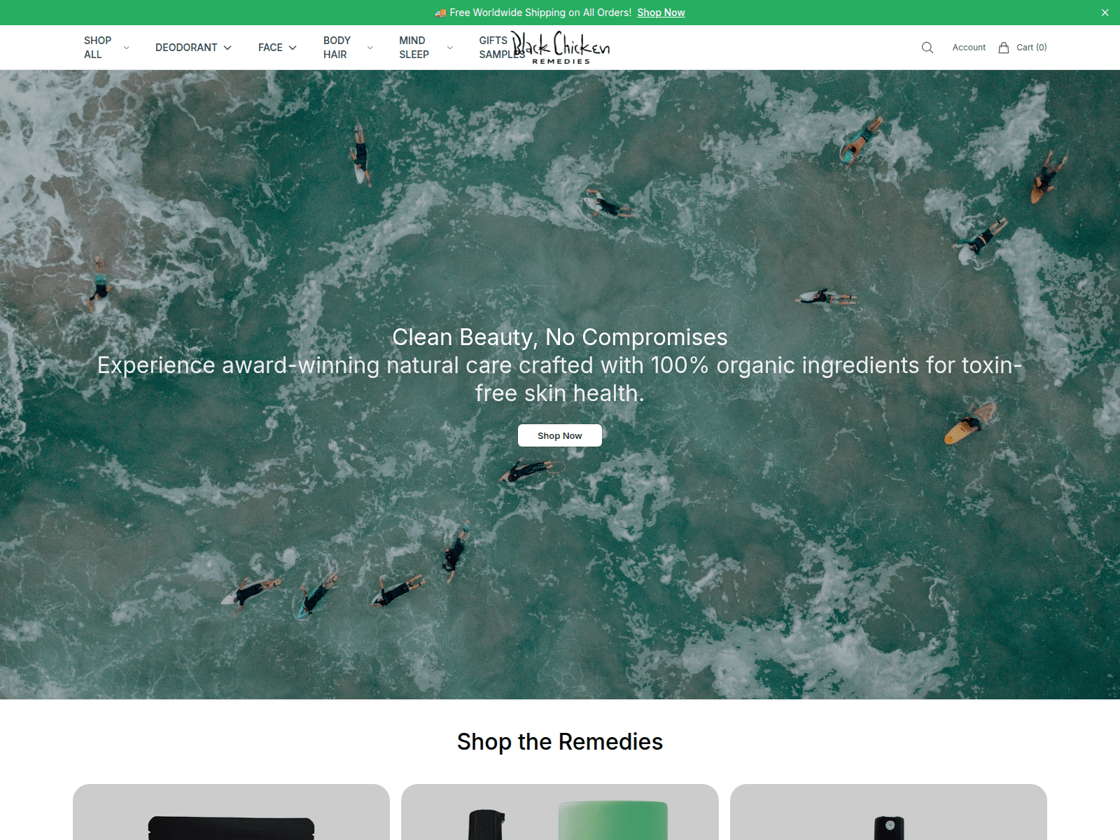 Screenshot of blackchickenremediespure.shop