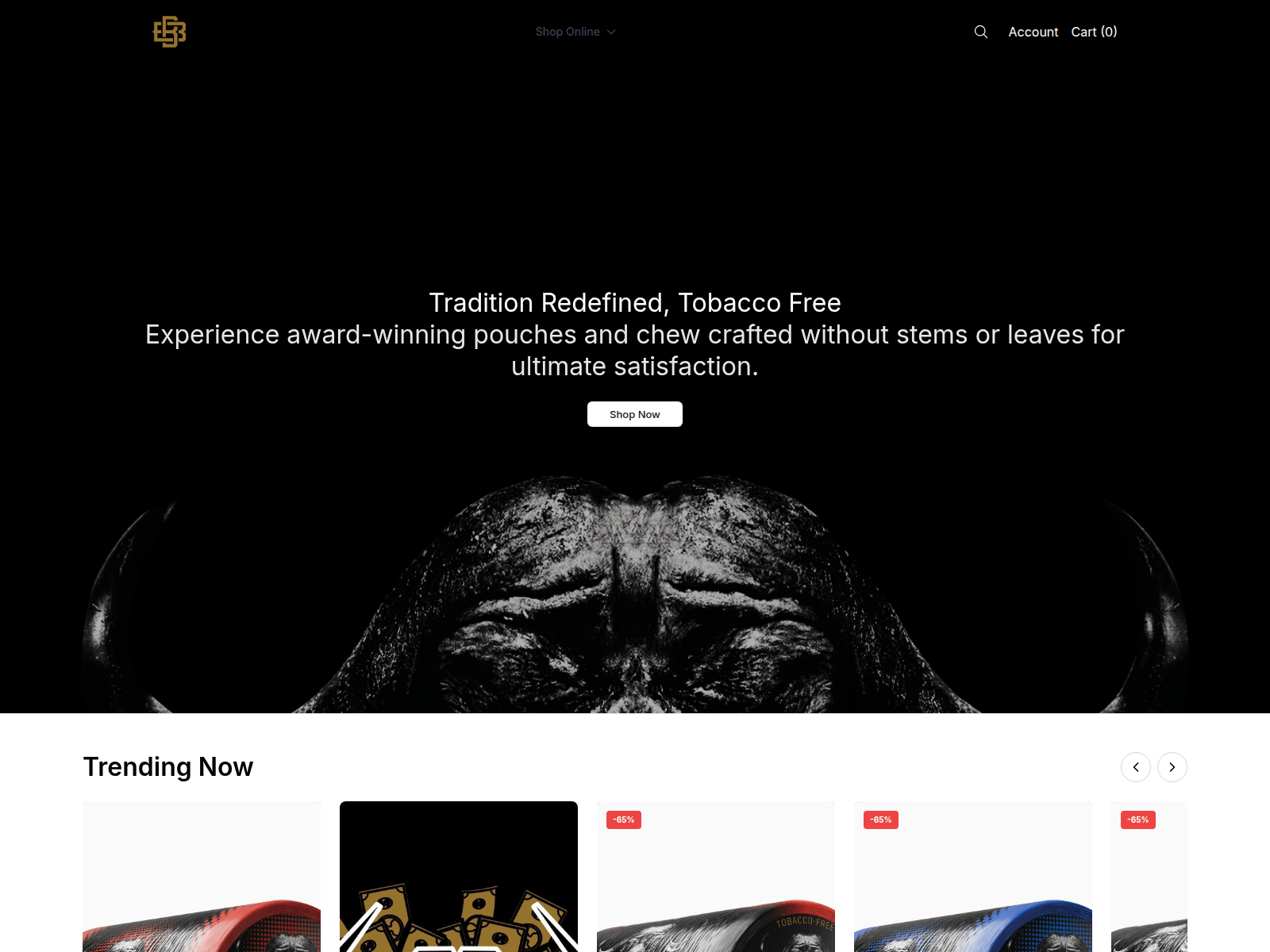 Screenshot of blackbuffaloshop.shop