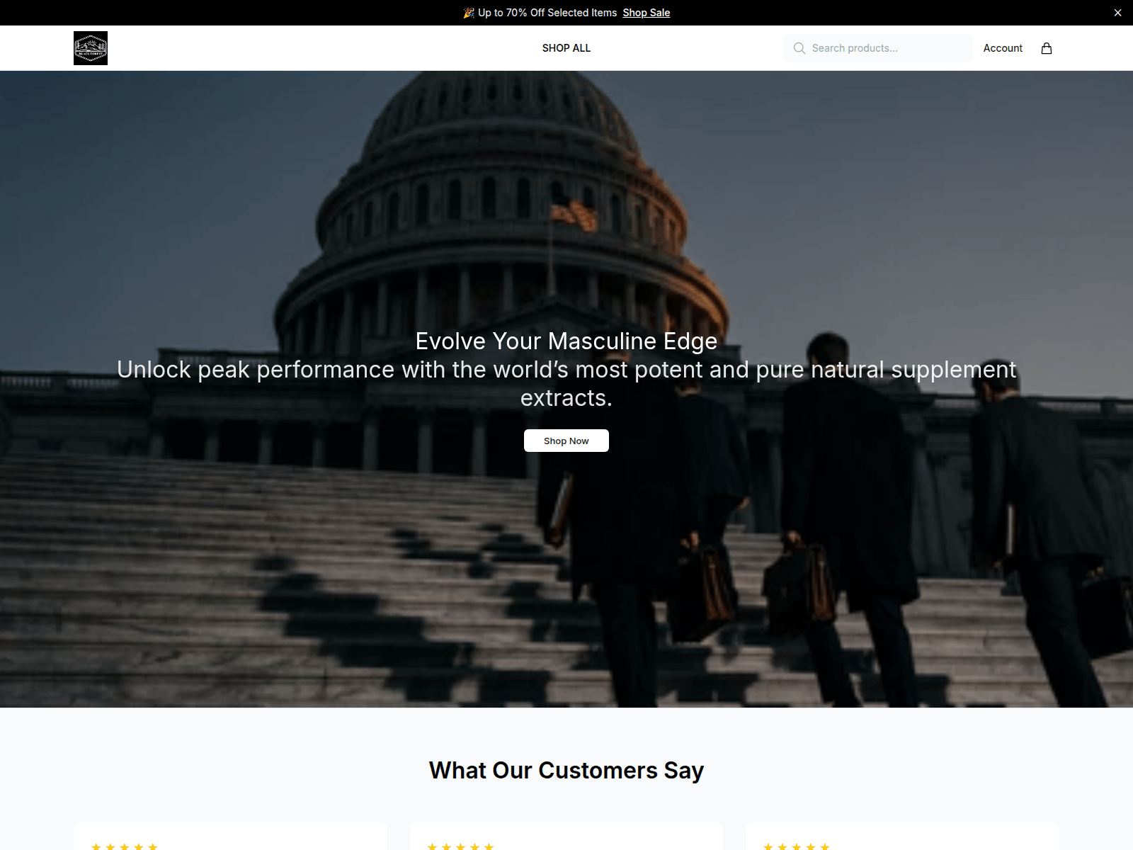 Screenshot of blackforeststore.shop