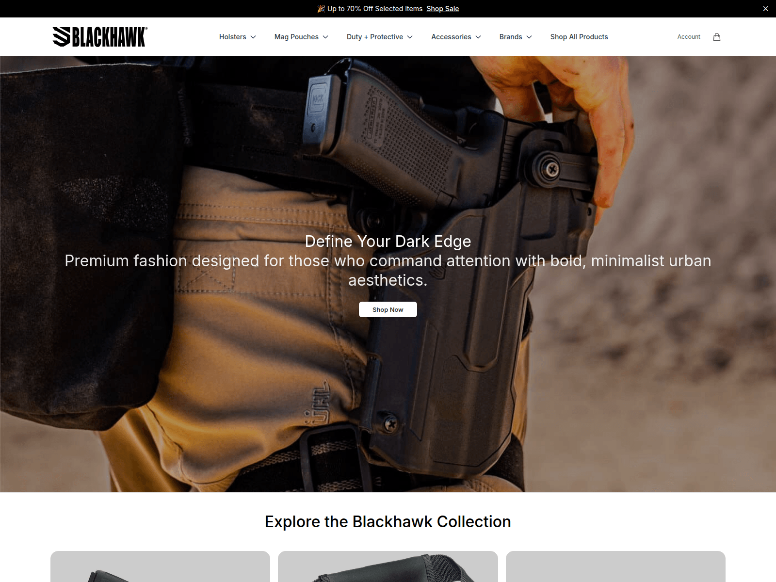 Screenshot of blackhawkoutdoor.shop