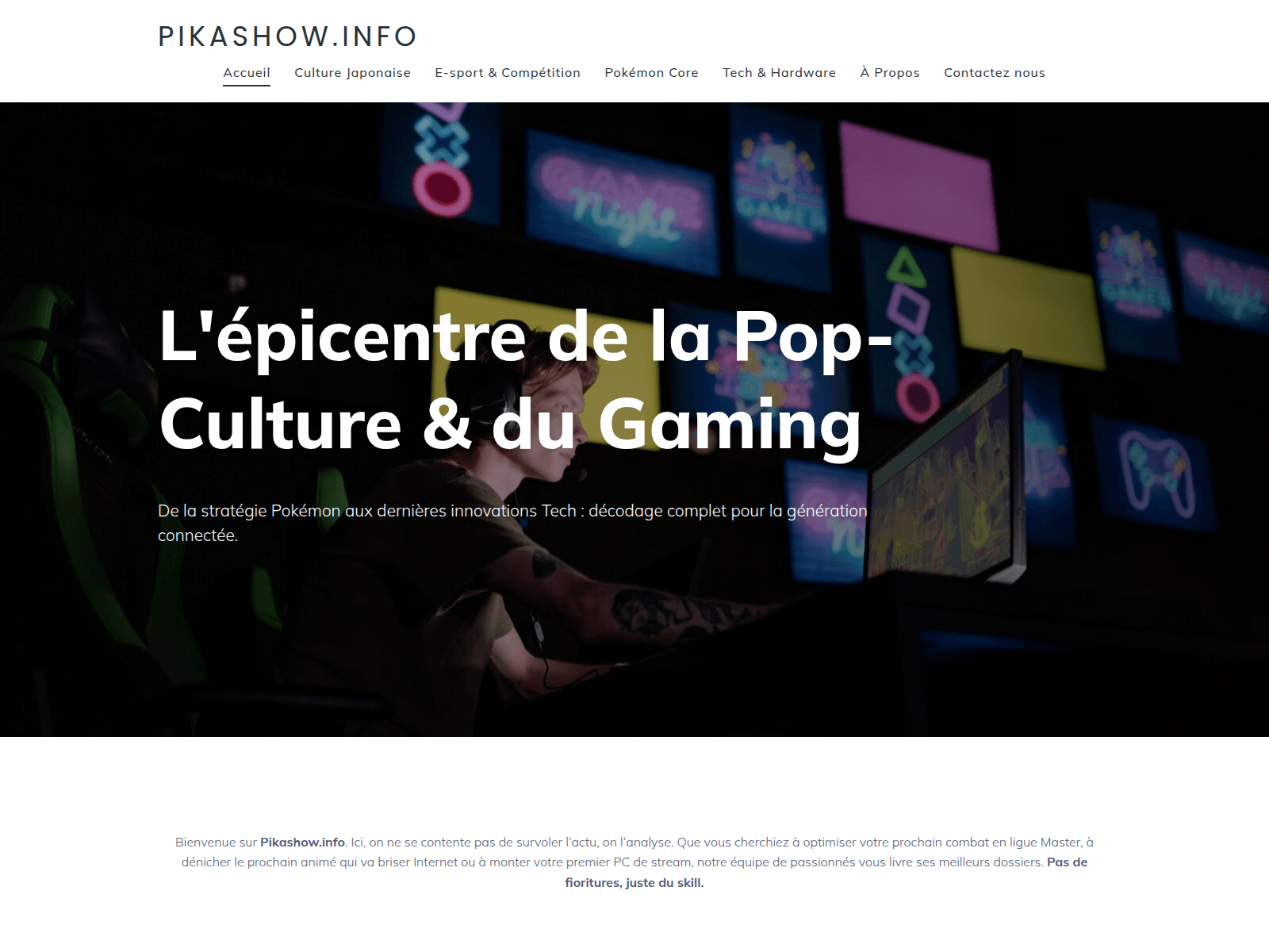Screenshot of pikashow.info