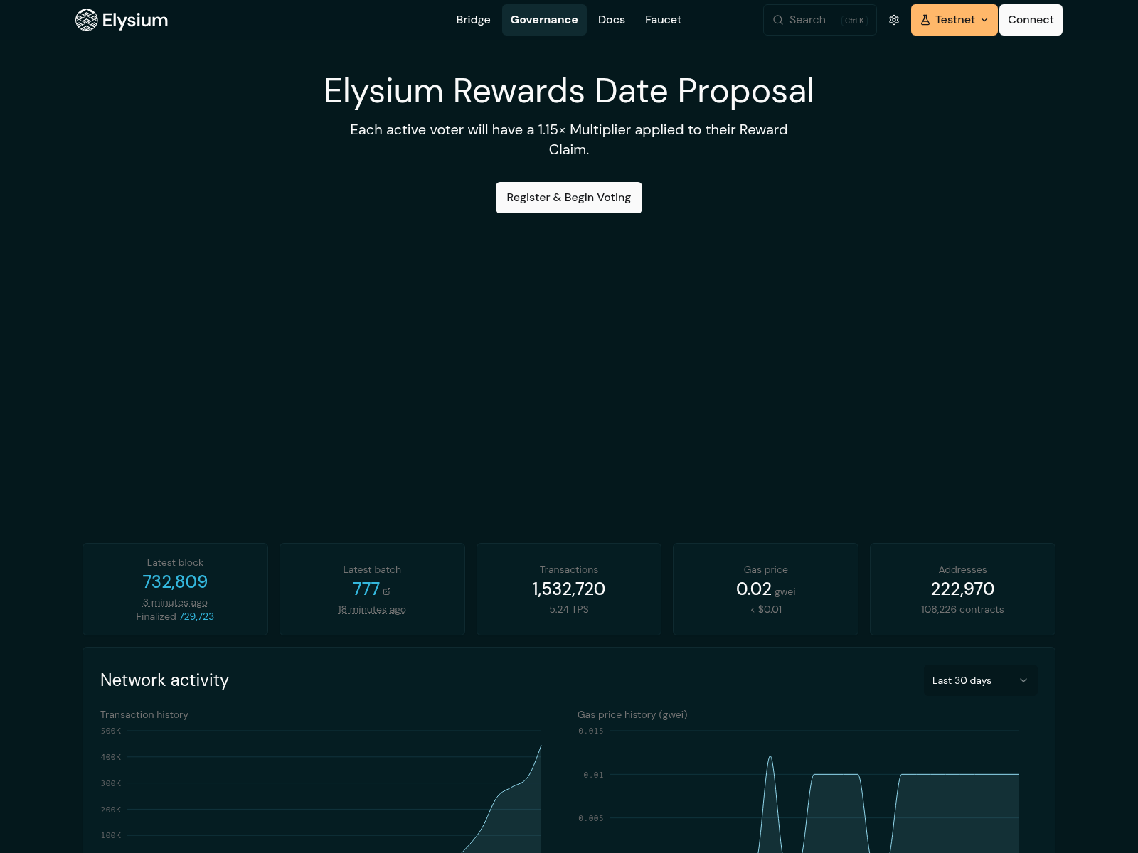 Screenshot of app-elysium.xyz