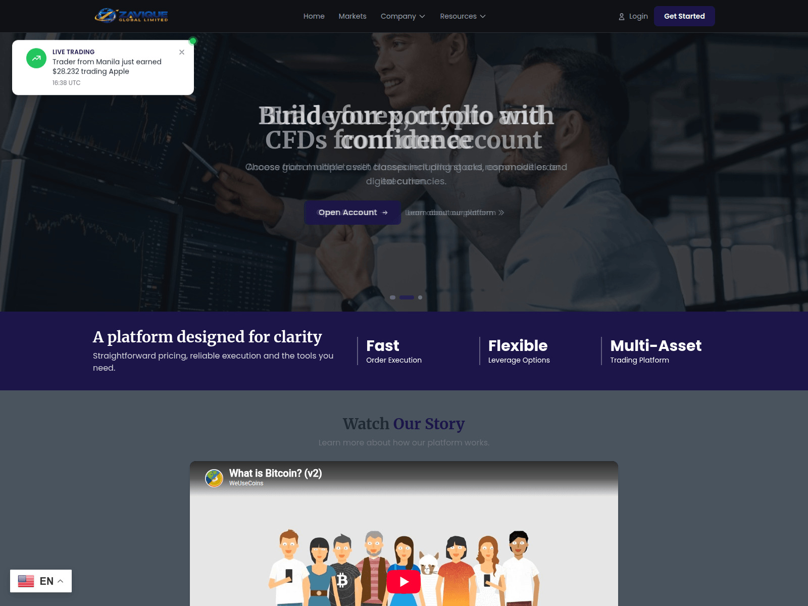 Screenshot of zaviqueglobal.co