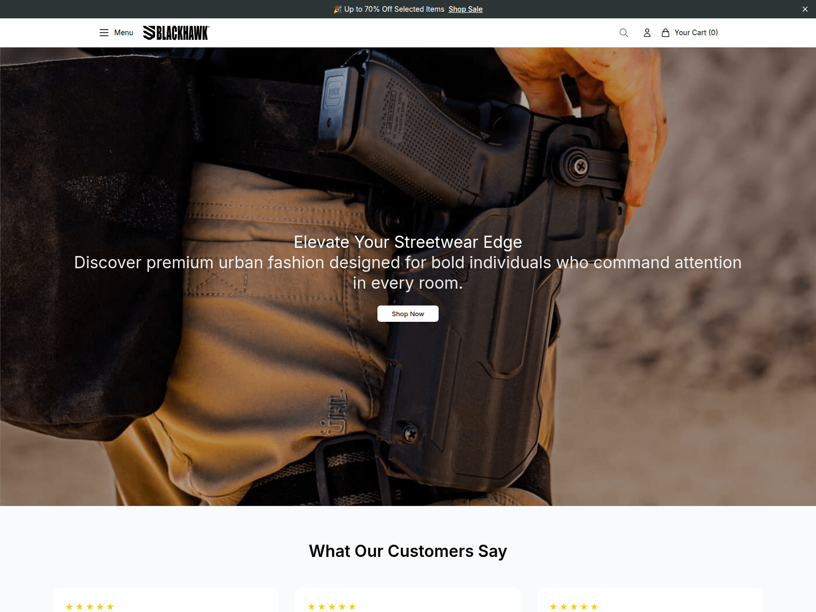 Screenshot of blackhawkshop.shop