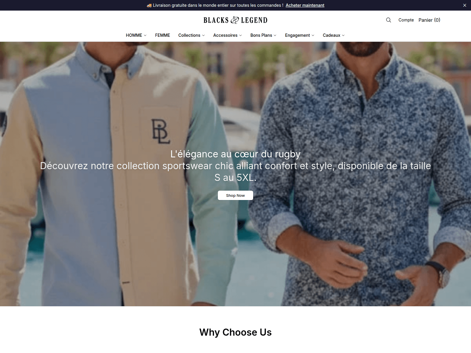 Screenshot of blackslegendhq.shop