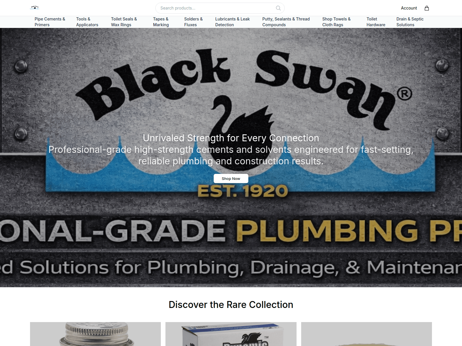 Screenshot of blackswanstyle.shop