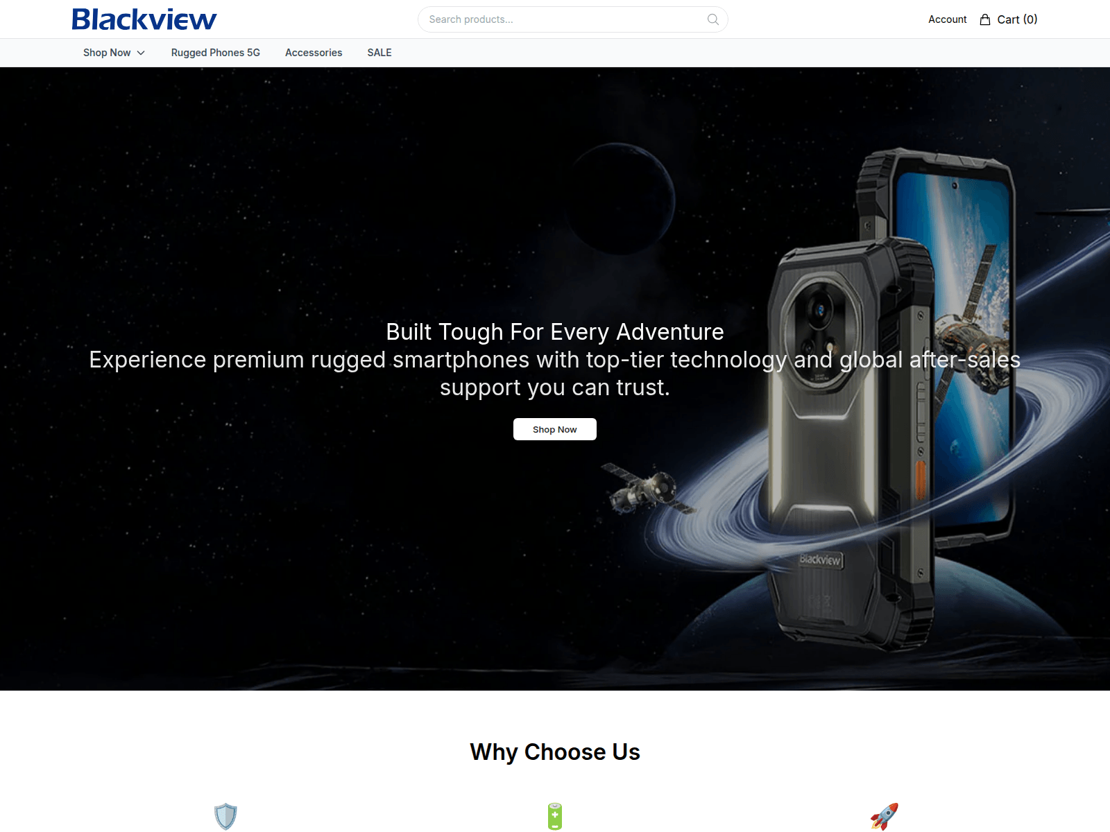 Screenshot of blackviewonline.shop