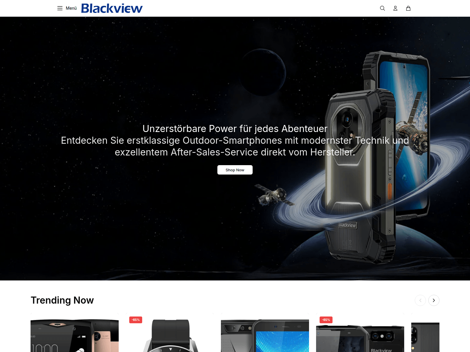 Screenshot of blackviewofficial.shop