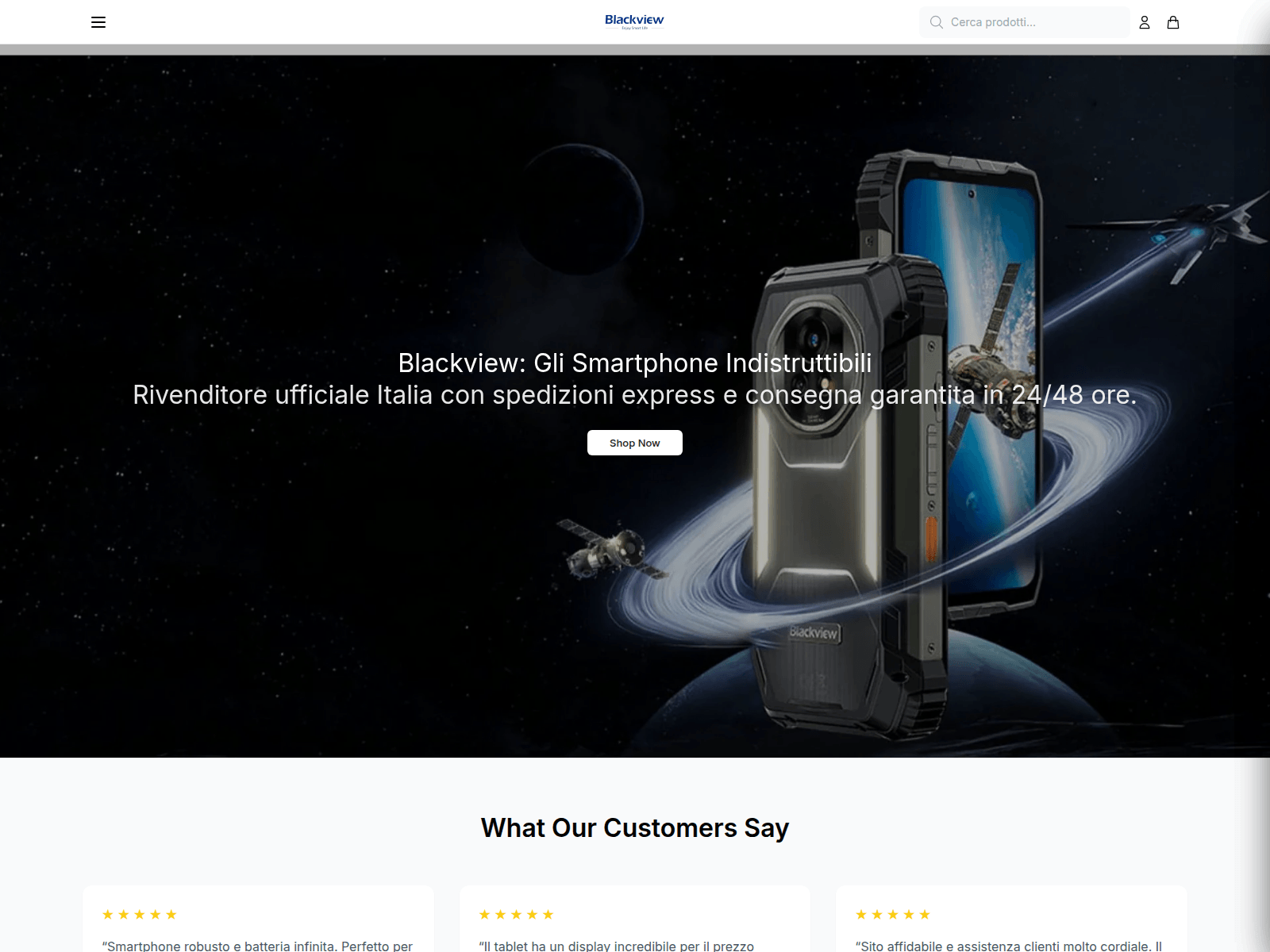 Screenshot of blackviewtechco.shop