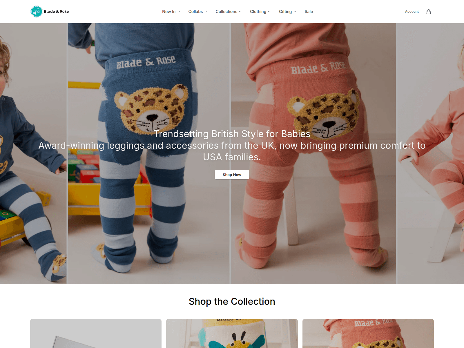Screenshot of bladeandrosestore.shop