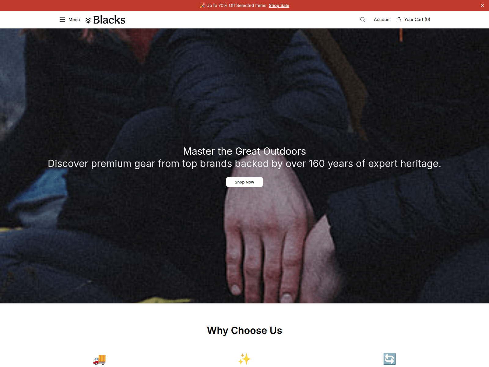 Screenshot of blackshq.shop