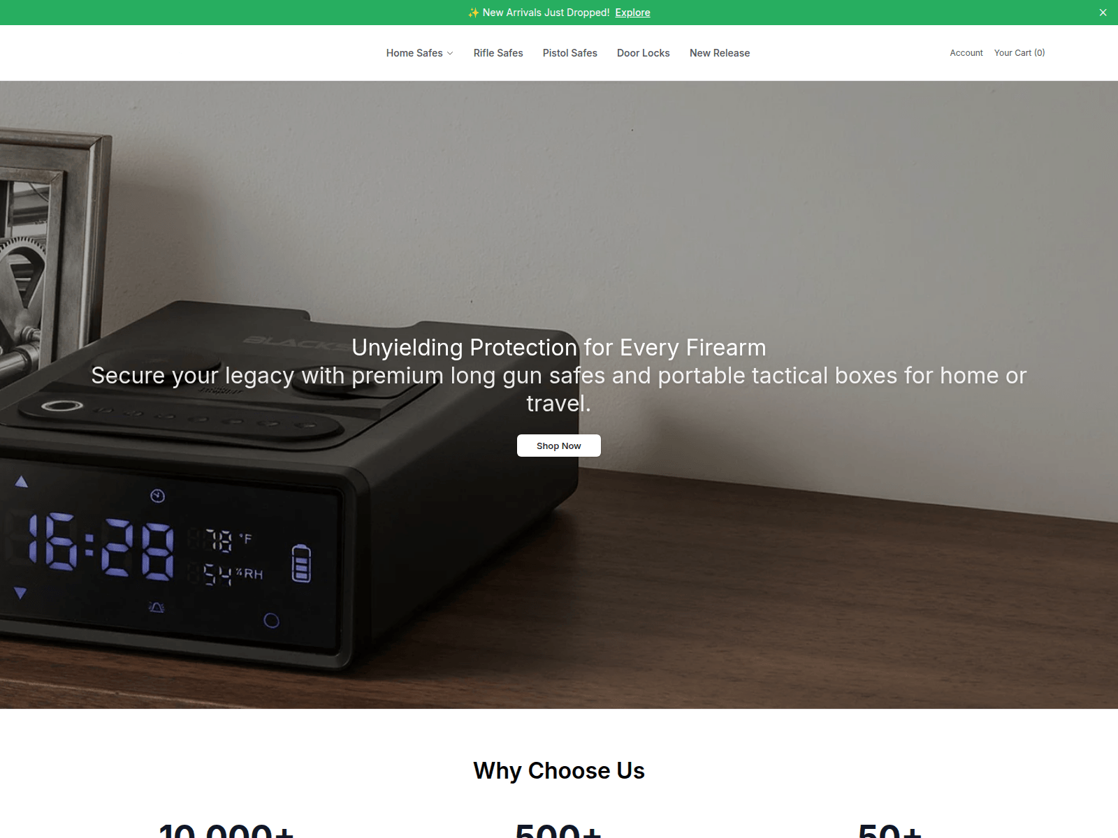 Screenshot of blacksmithofficial.shop
