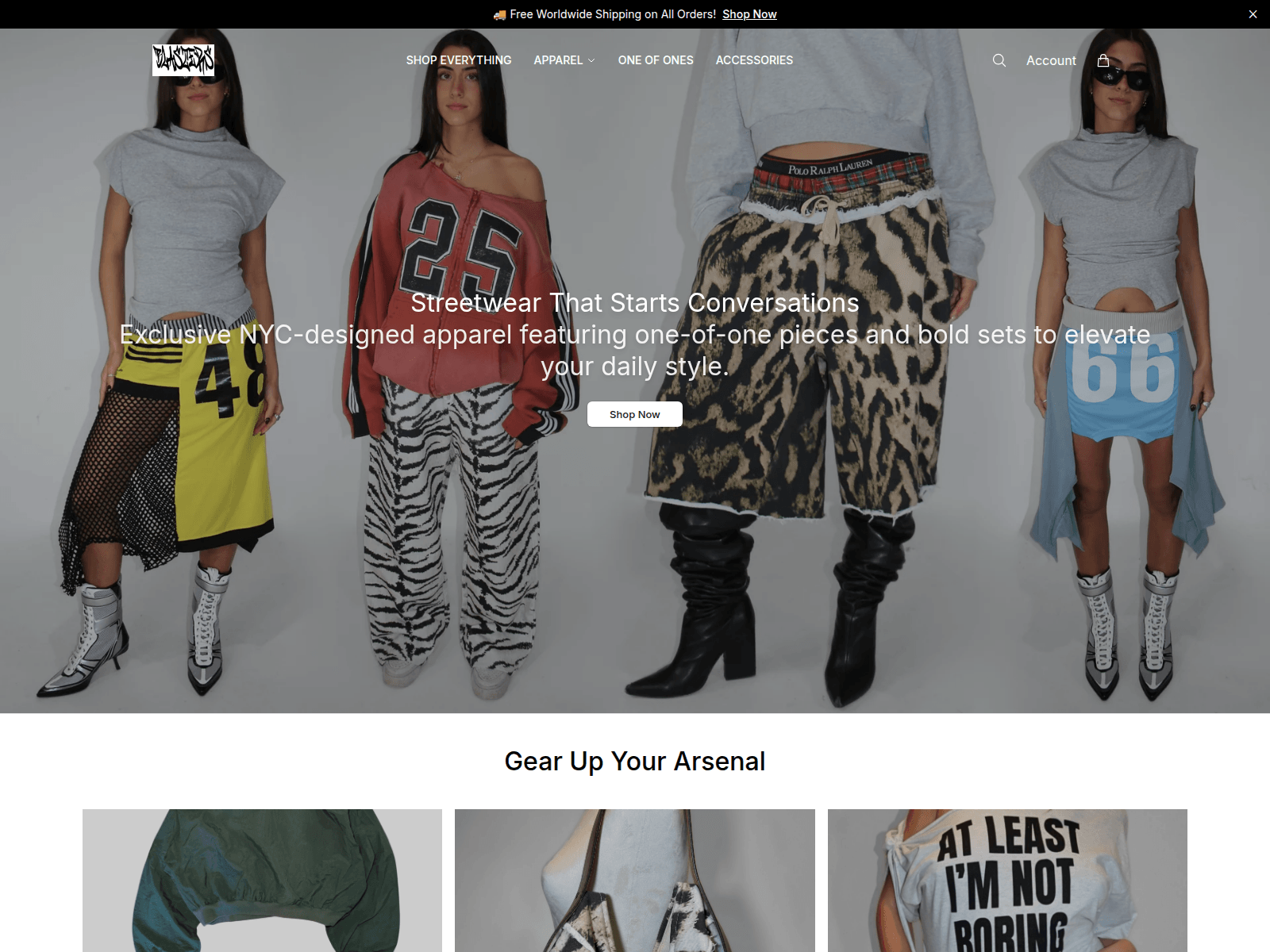 Screenshot of blasterclubstore.shop
